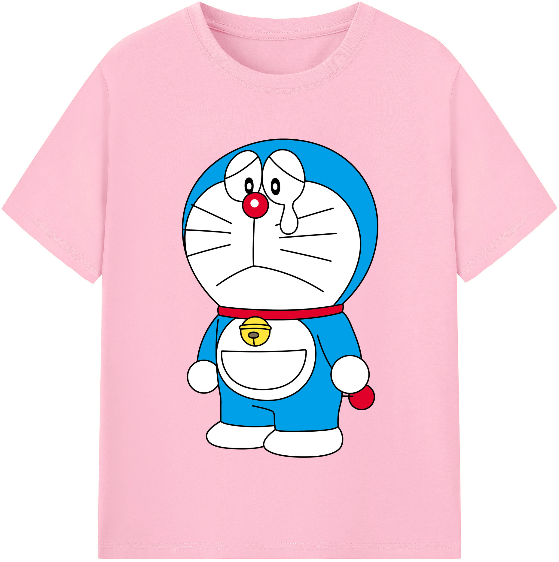 （画像用） ドラえもん Doraemon 綿100％半袖Tシャツ（フロントプリント）