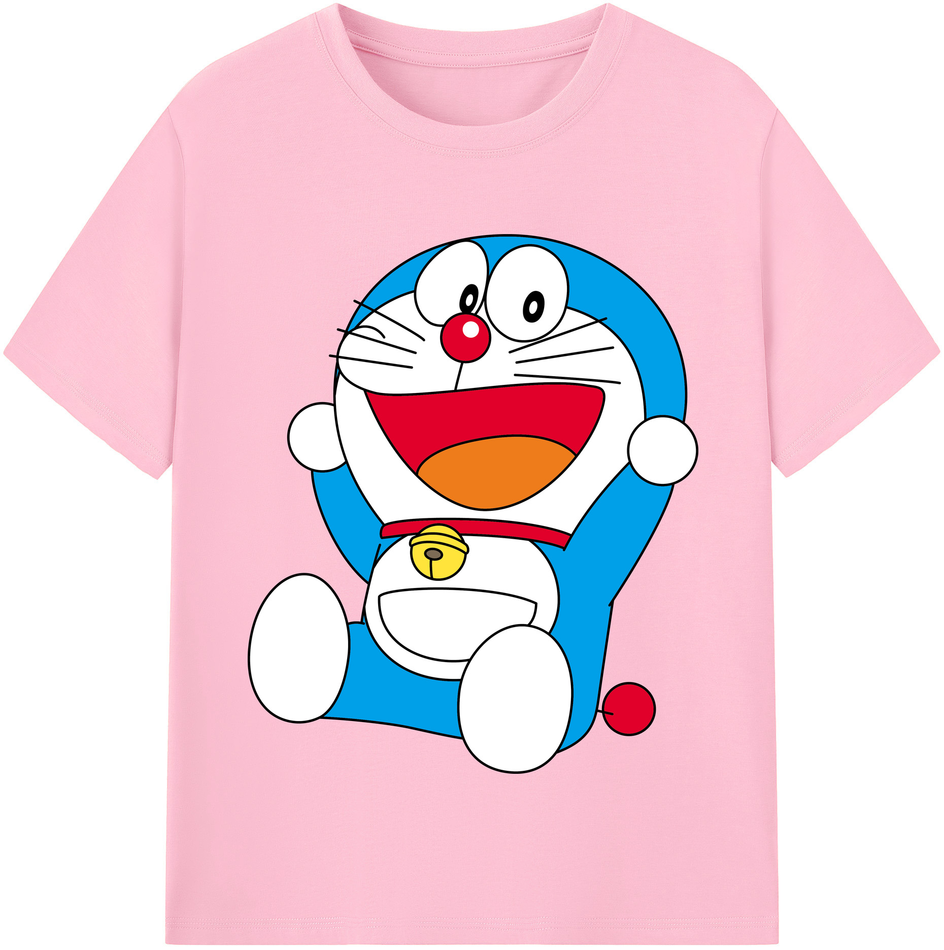 （画像用） ドラえもん Doraemon 綿100％半袖Tシャツ（フロントプリント）