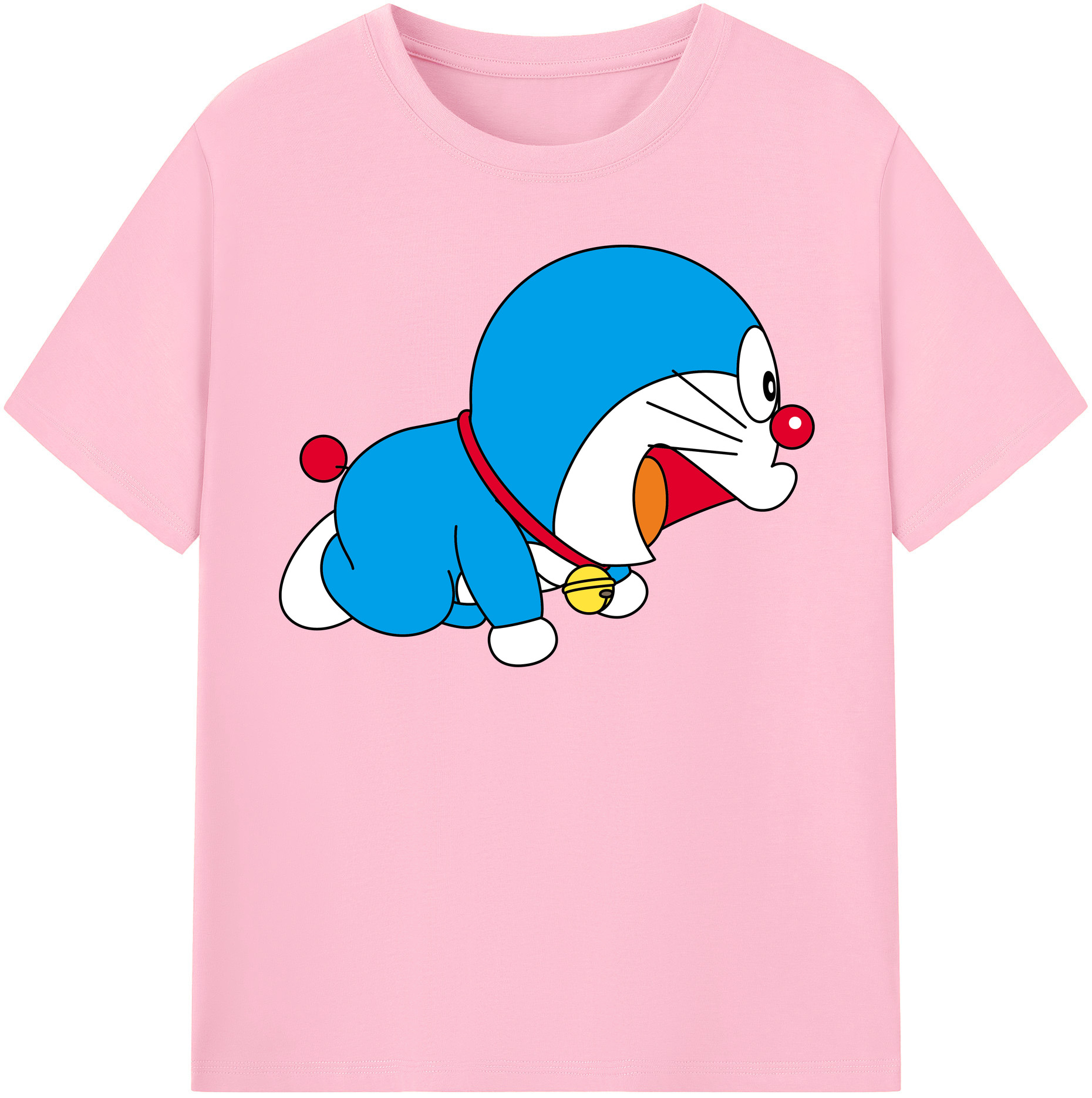 （画像用） ドラえもん Doraemon 綿100％半袖Tシャツ（フロントプリント）