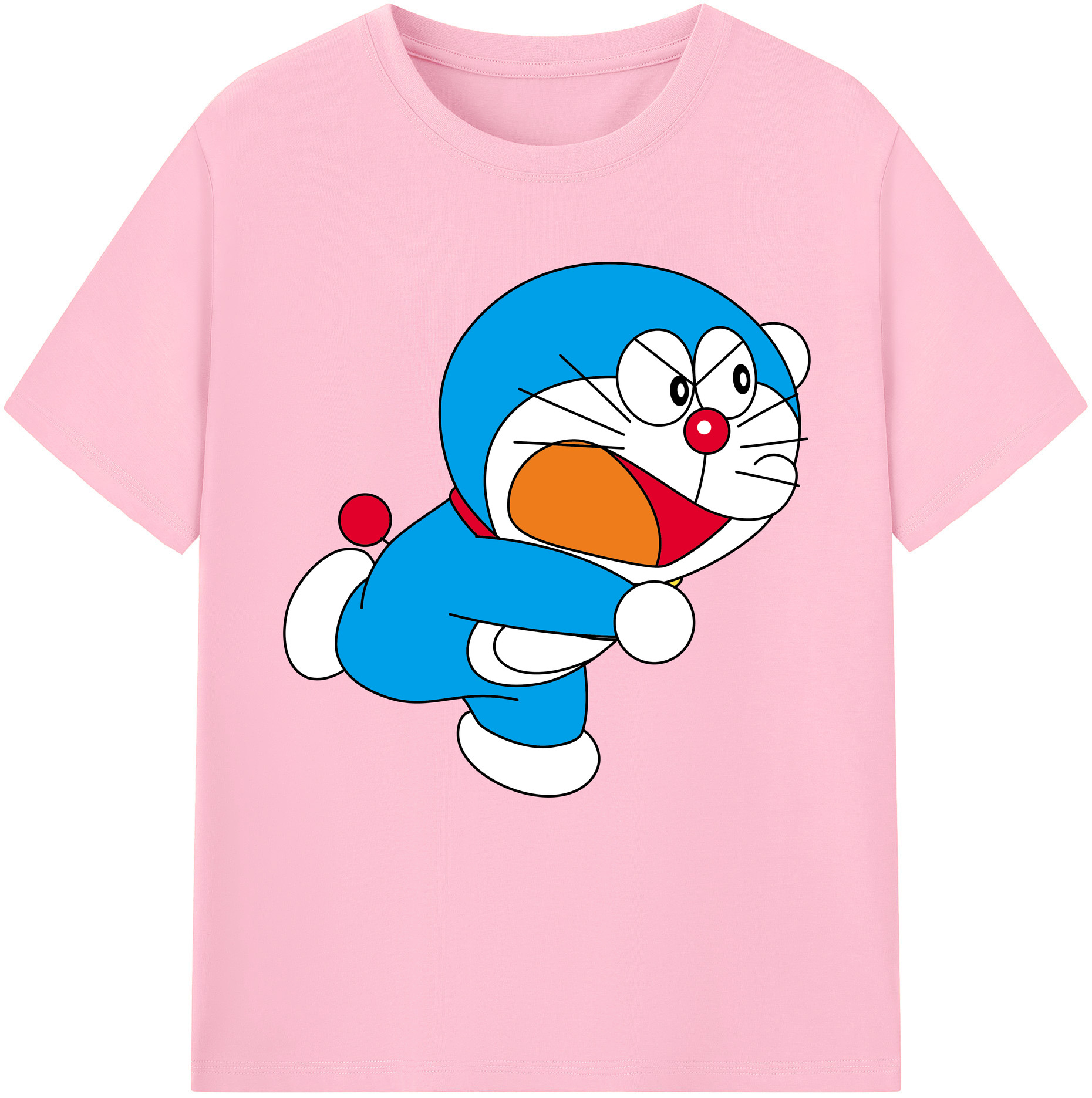 （画像用） ドラえもん Doraemon 綿100％半袖Tシャツ（フロントプリント）