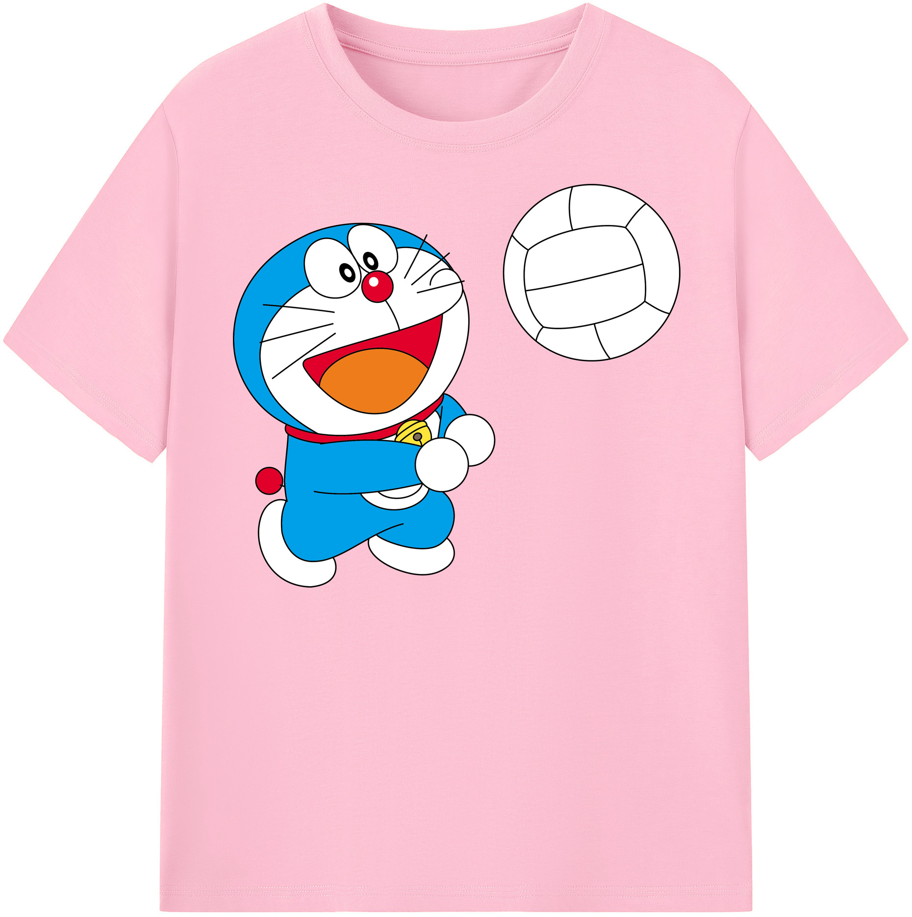 （画像用） ドラえもん Doraemon 綿100％半袖Tシャツ（フロントプリント）