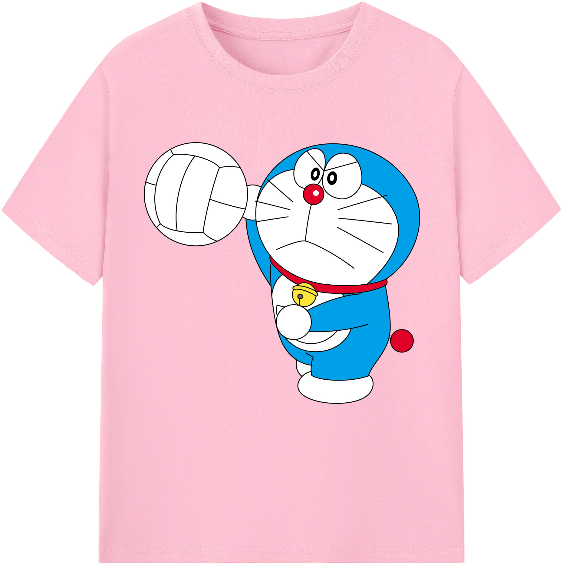 （画像用） ドラえもん Doraemon 綿100％半袖Tシャツ（フロントプリント）
