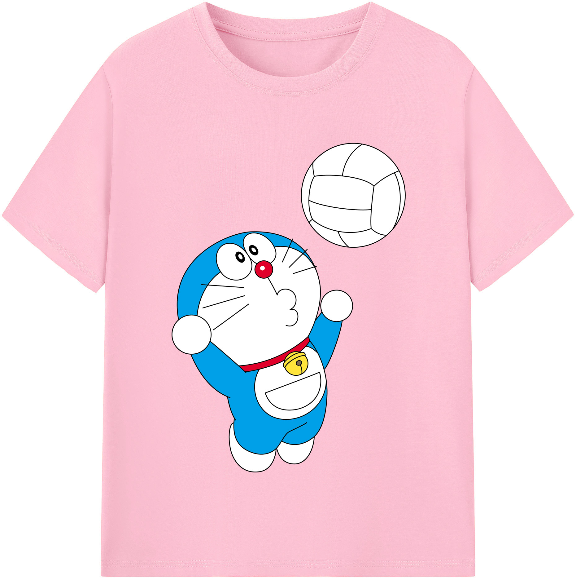 （画像用） ドラえもん Doraemon 綿100％半袖Tシャツ（フロントプリント）