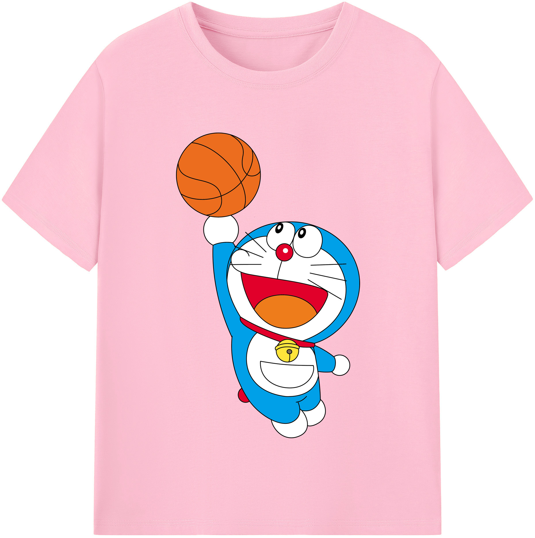 （画像用） ドラえもん Doraemon 綿100％半袖Tシャツ（フロントプリント）
