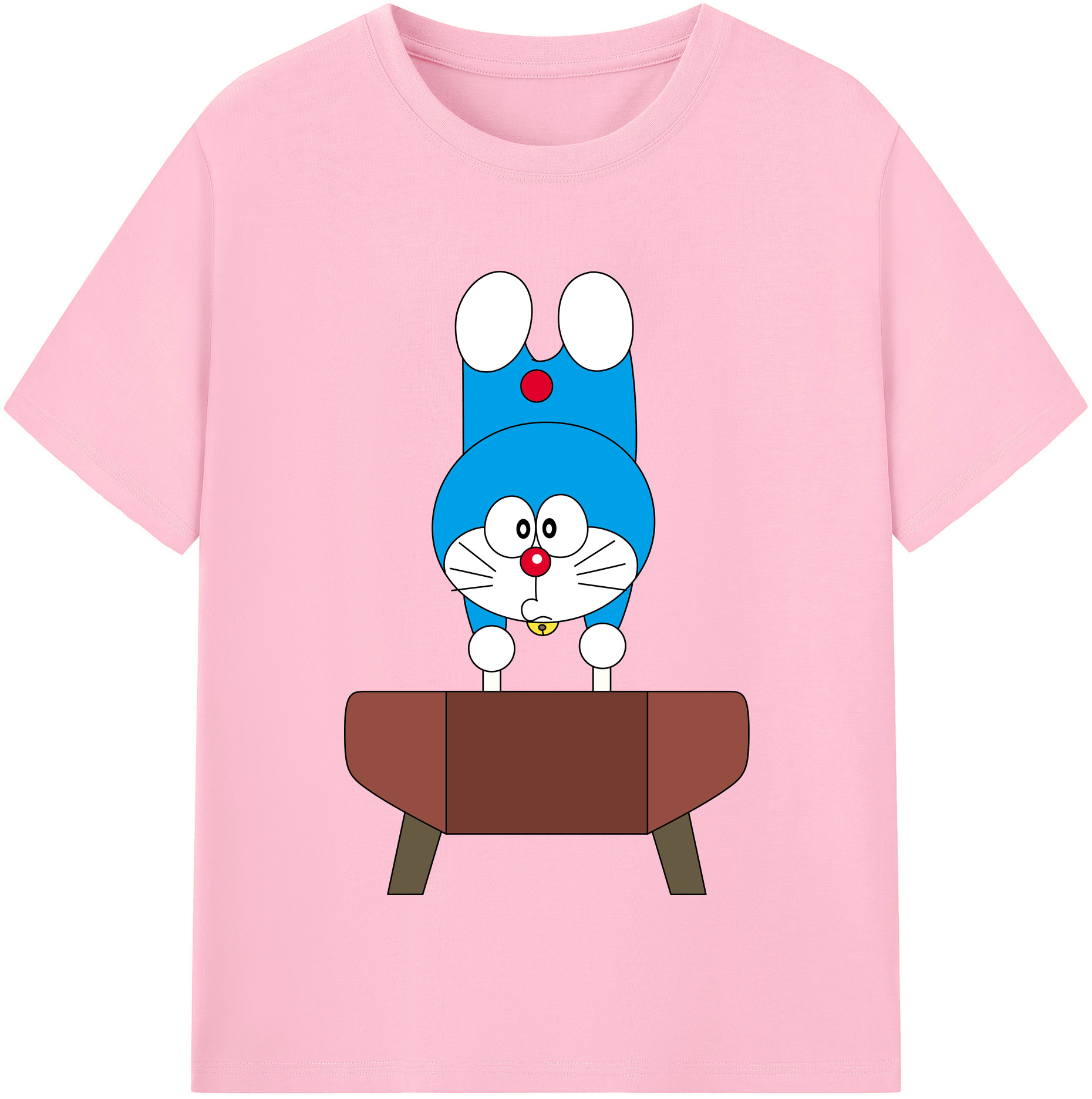 （画像用） ドラえもん Doraemon 綿100％半袖Tシャツ（フロントプリント）