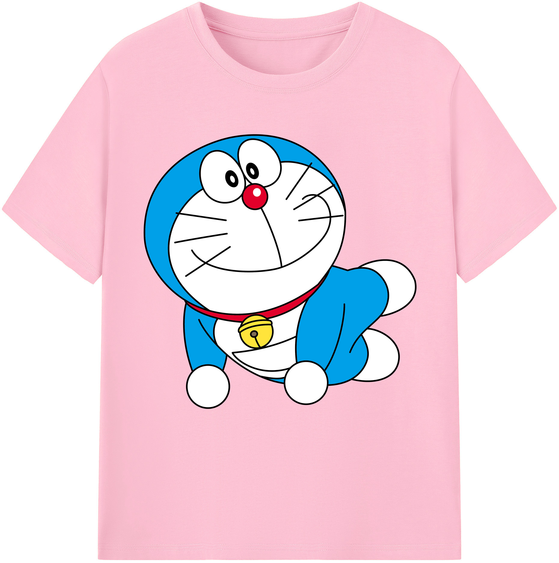 （画像用） ドラえもん Doraemon 綿100％半袖Tシャツ（フロントプリント）