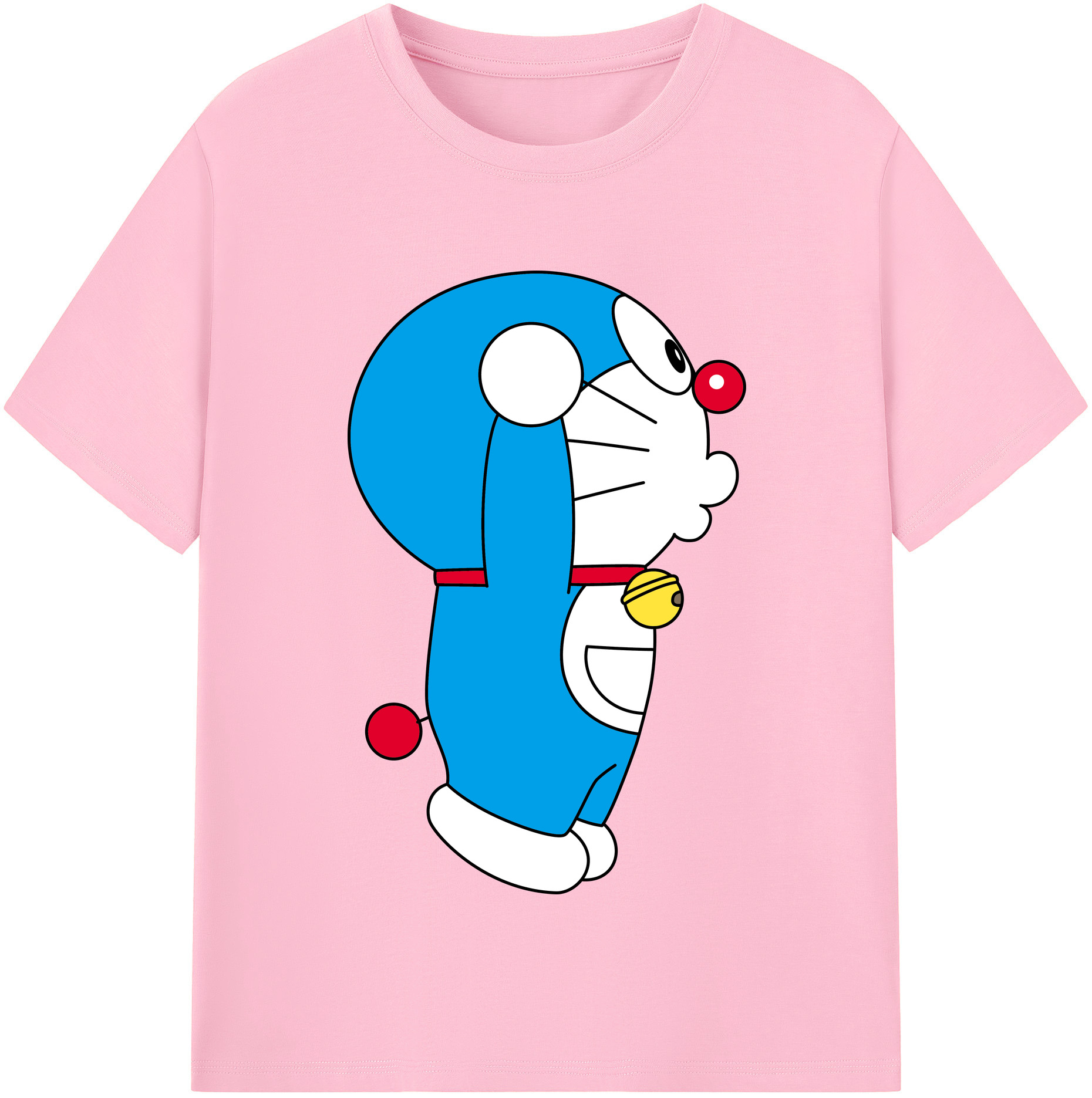（画像用） ドラえもん Doraemon 綿100％半袖Tシャツ（フロントプリント）