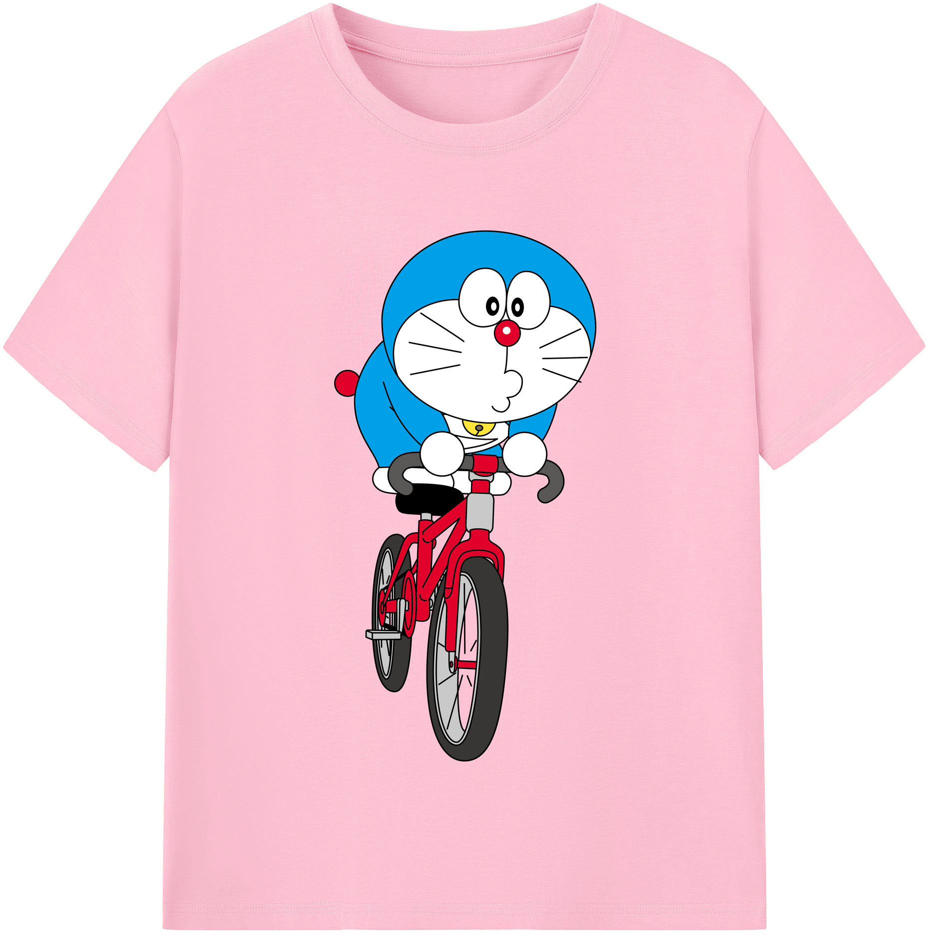 （画像用） ドラえもん Doraemon 綿100％半袖Tシャツ（フロントプリント）