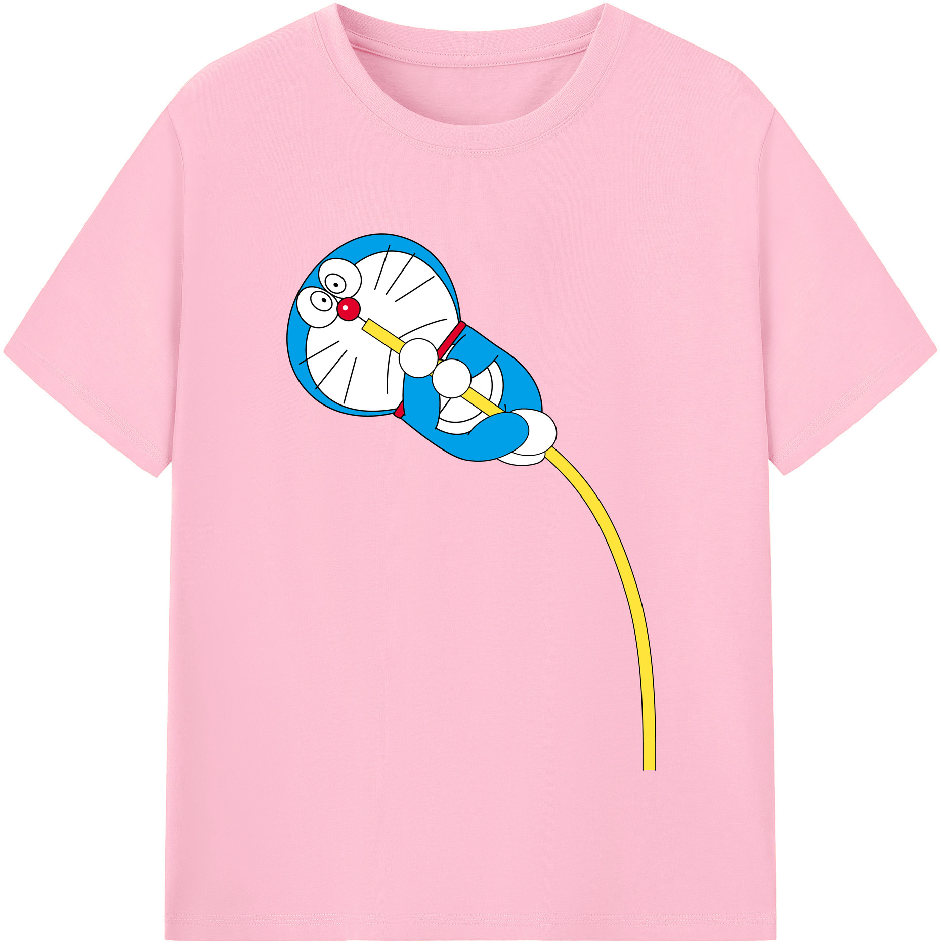 （画像用） ドラえもん Doraemon 綿100％半袖Tシャツ（フロントプリント）