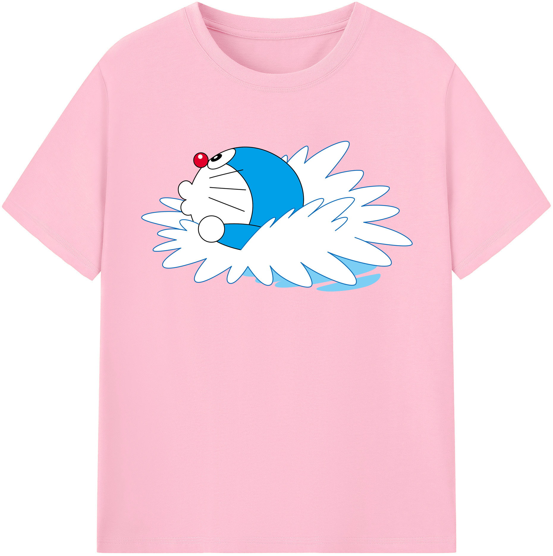 （画像用） ドラえもん Doraemon 綿100％半袖Tシャツ（フロントプリント）