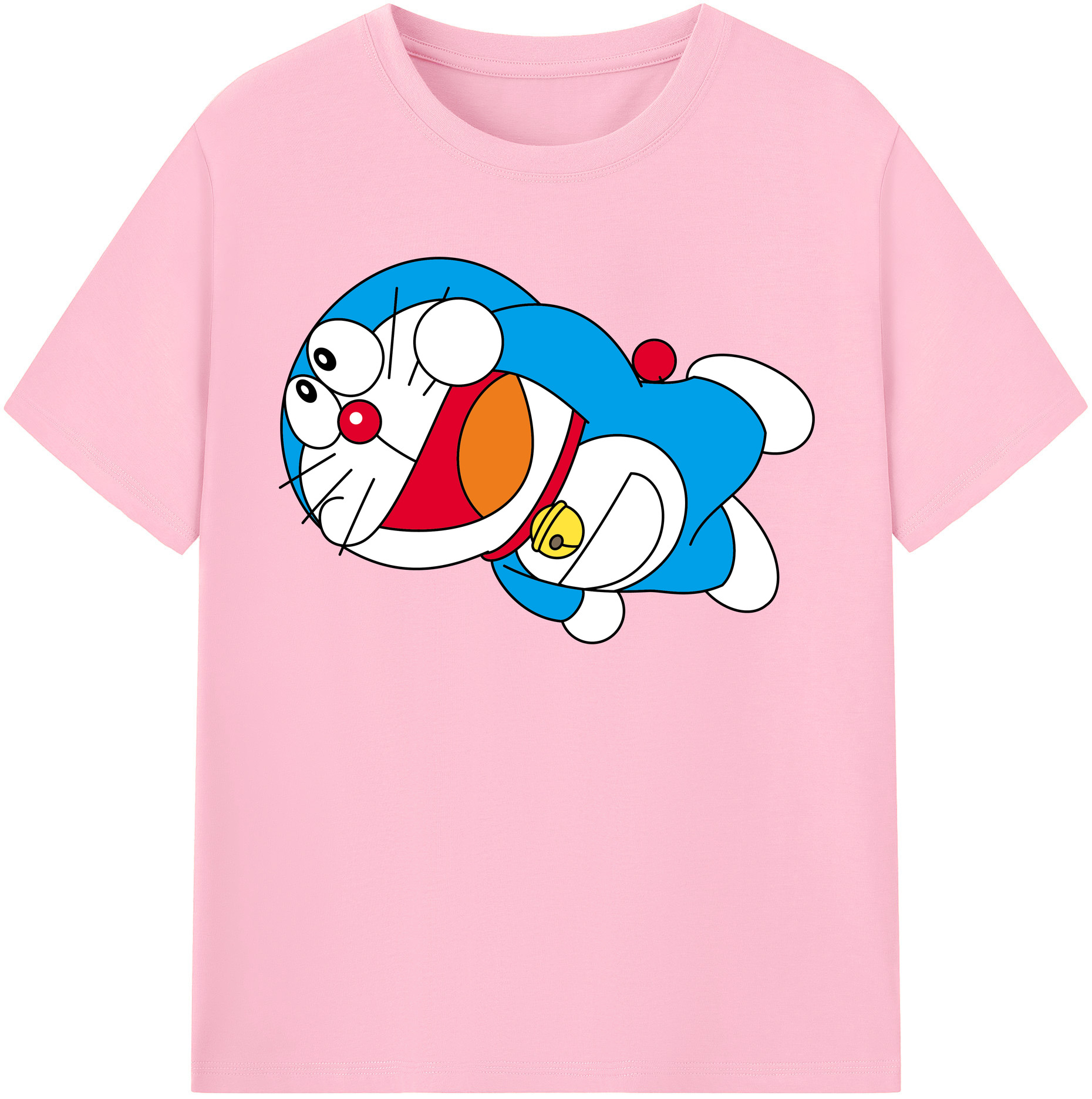 （画像用） ドラえもん Doraemon 綿100％半袖Tシャツ（フロントプリント）