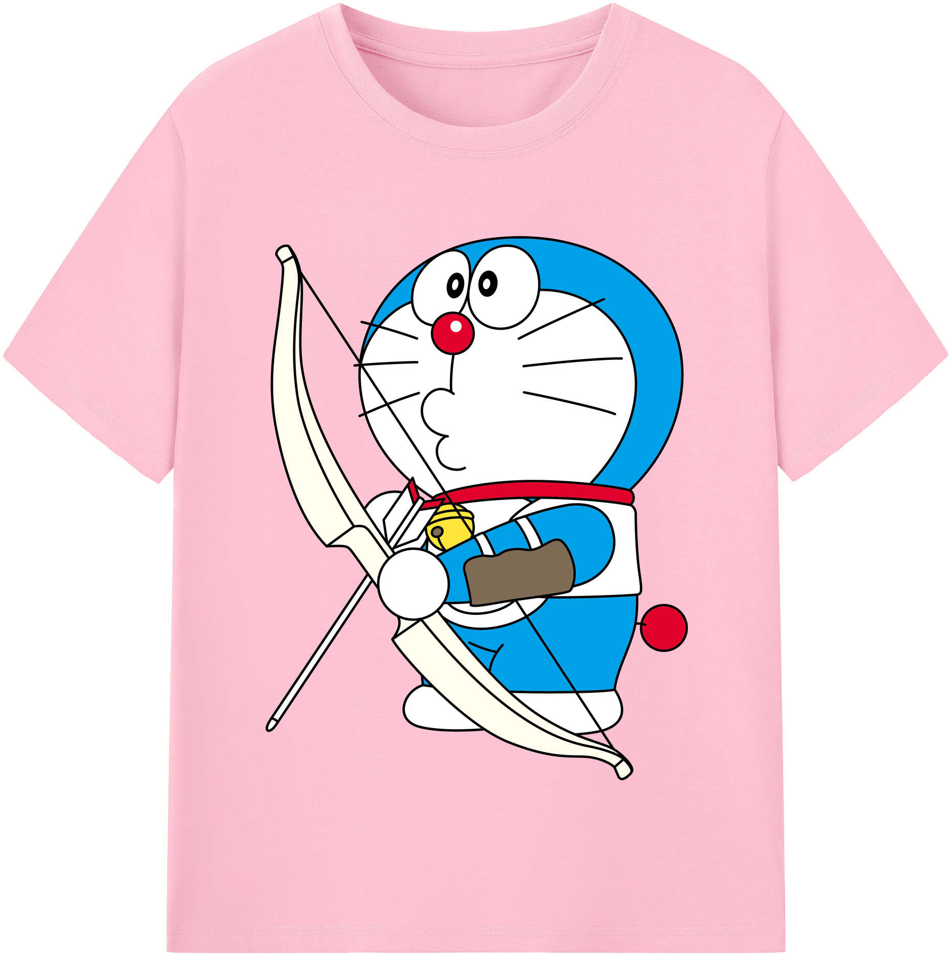（画像用） ドラえもん Doraemon 綿100％半袖Tシャツ（フロントプリント）