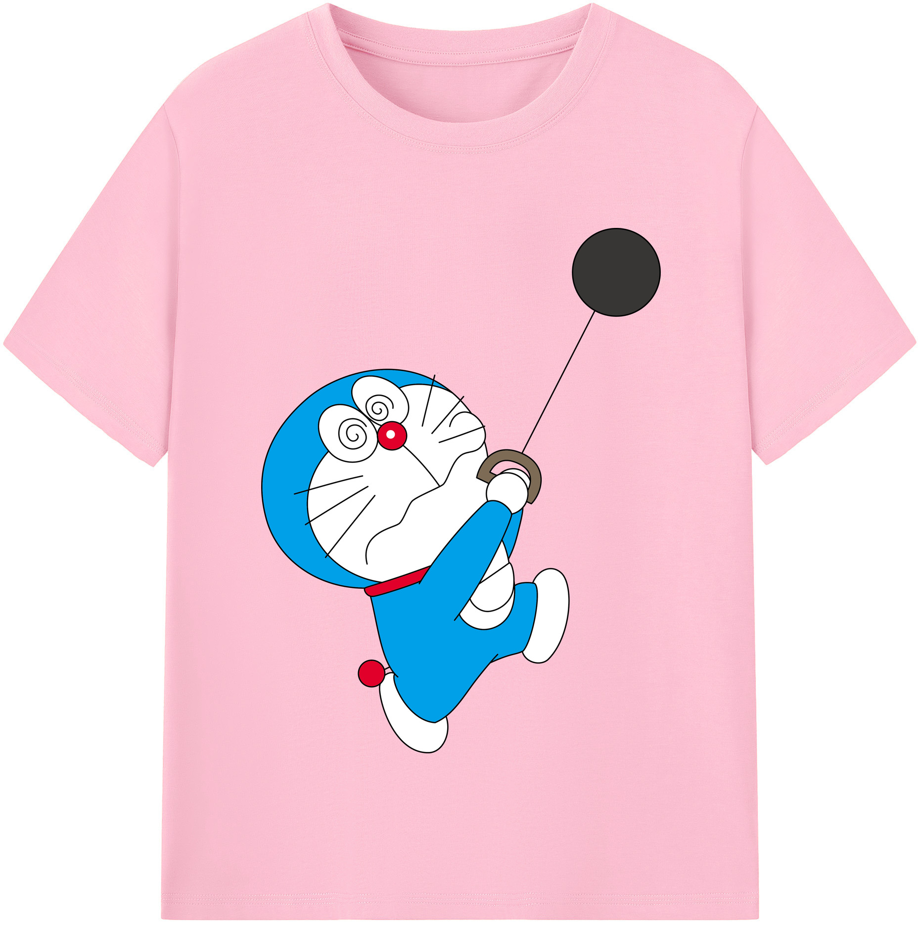 （画像用） ドラえもん Doraemon 綿100％半袖Tシャツ（フロントプリント）