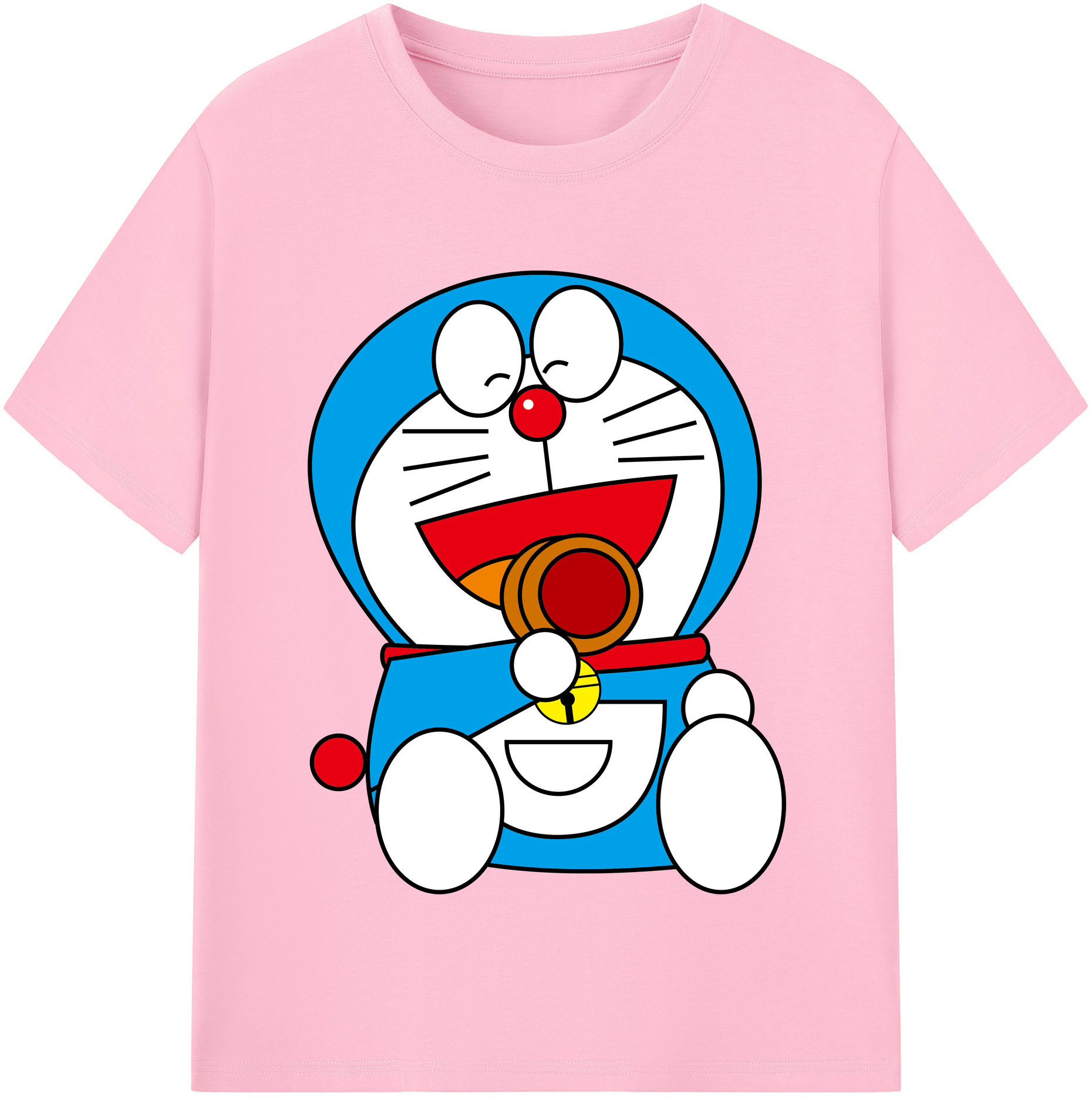 （画像用） ドラえもん Doraemon 綿100％半袖Tシャツ（フロントプリント）
