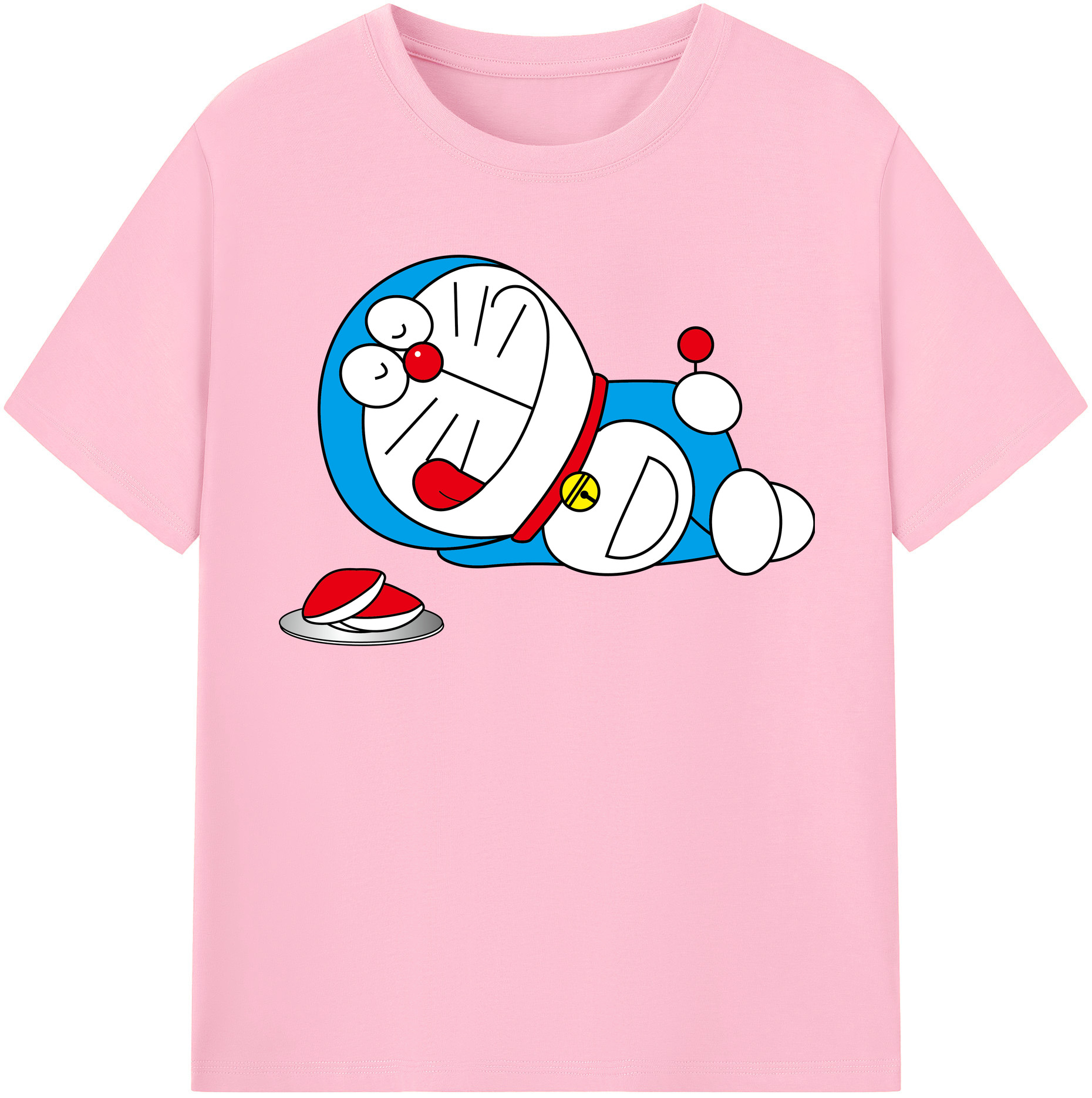 （画像用） ドラえもん Doraemon 綿100％半袖Tシャツ（フロントプリント）