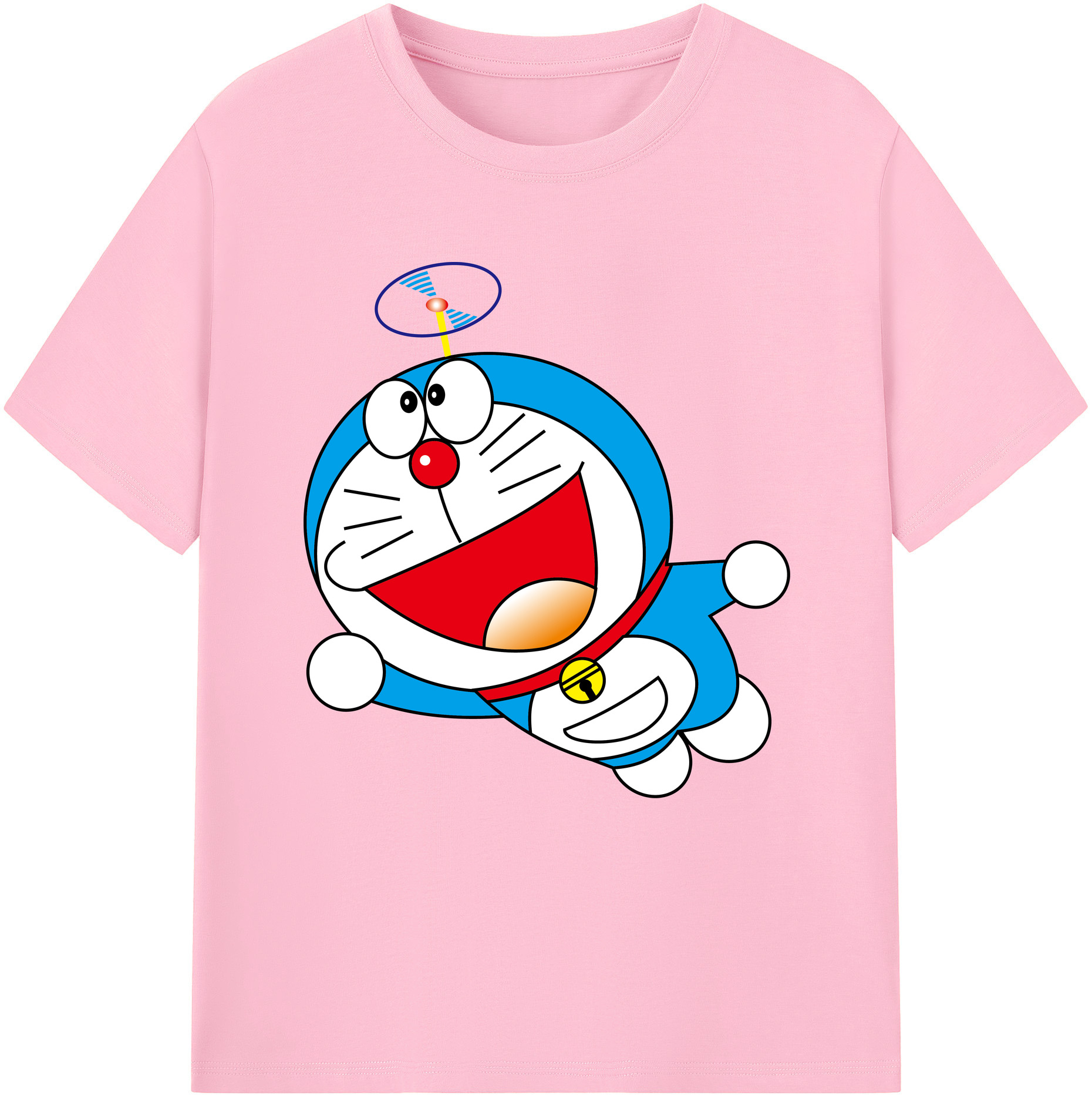 （画像用） ドラえもん Doraemon 綿100％半袖Tシャツ（フロントプリント）
