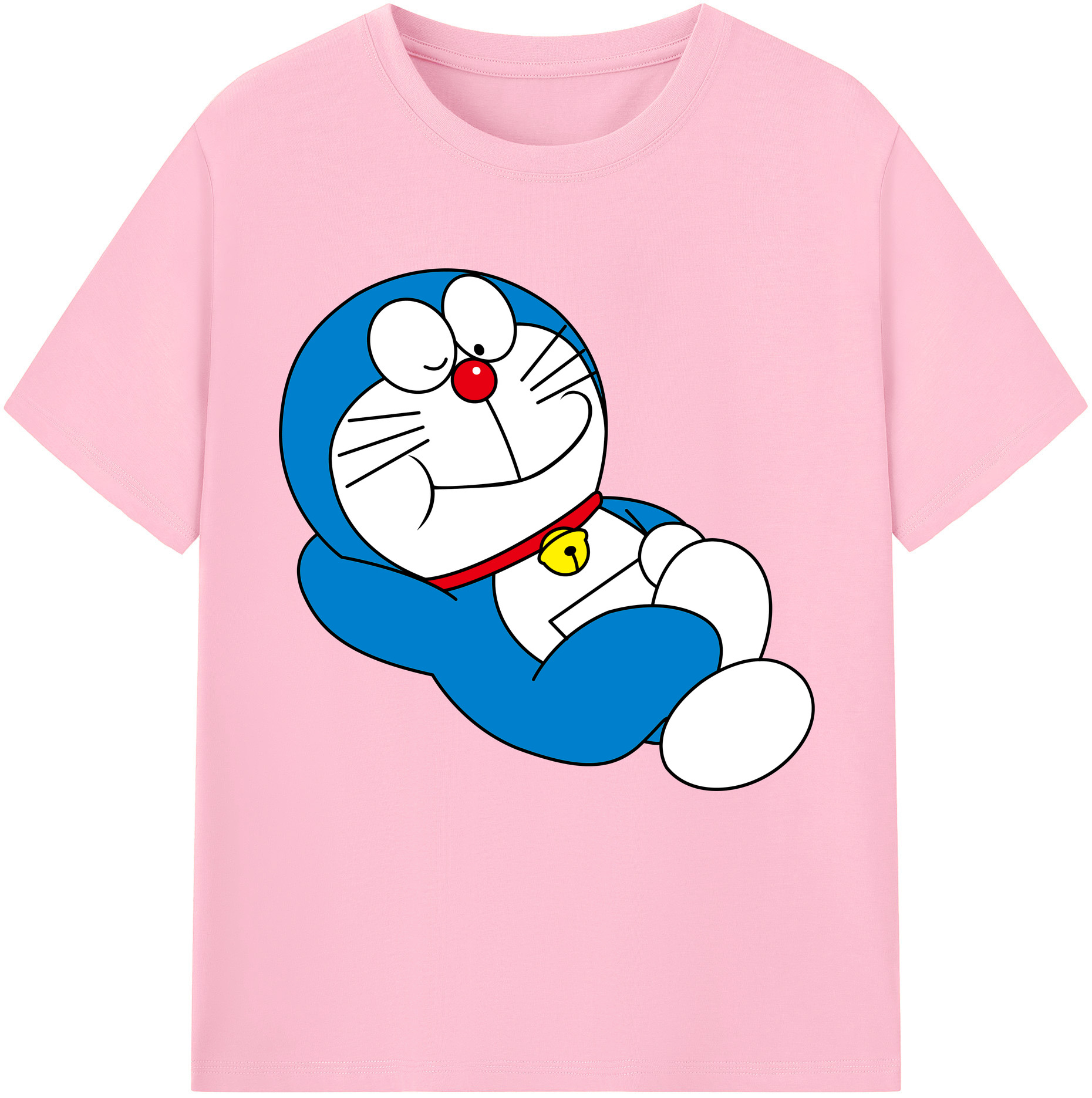 （画像用） ドラえもん Doraemon 綿100％半袖Tシャツ（フロントプリント）