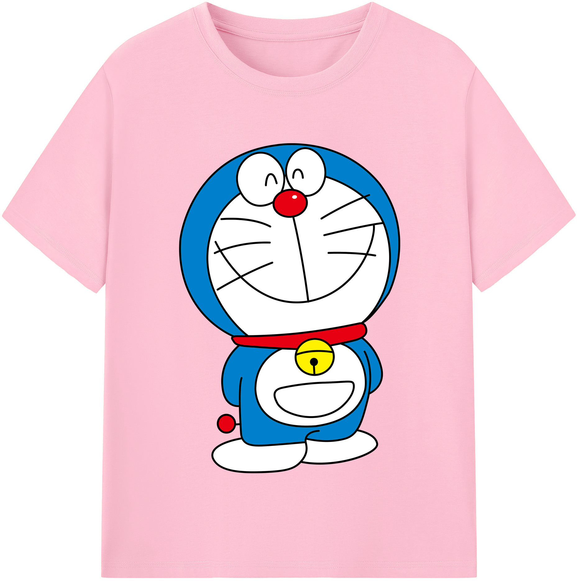 （画像用） ドラえもん Doraemon 綿100％半袖Tシャツ（フロントプリント）