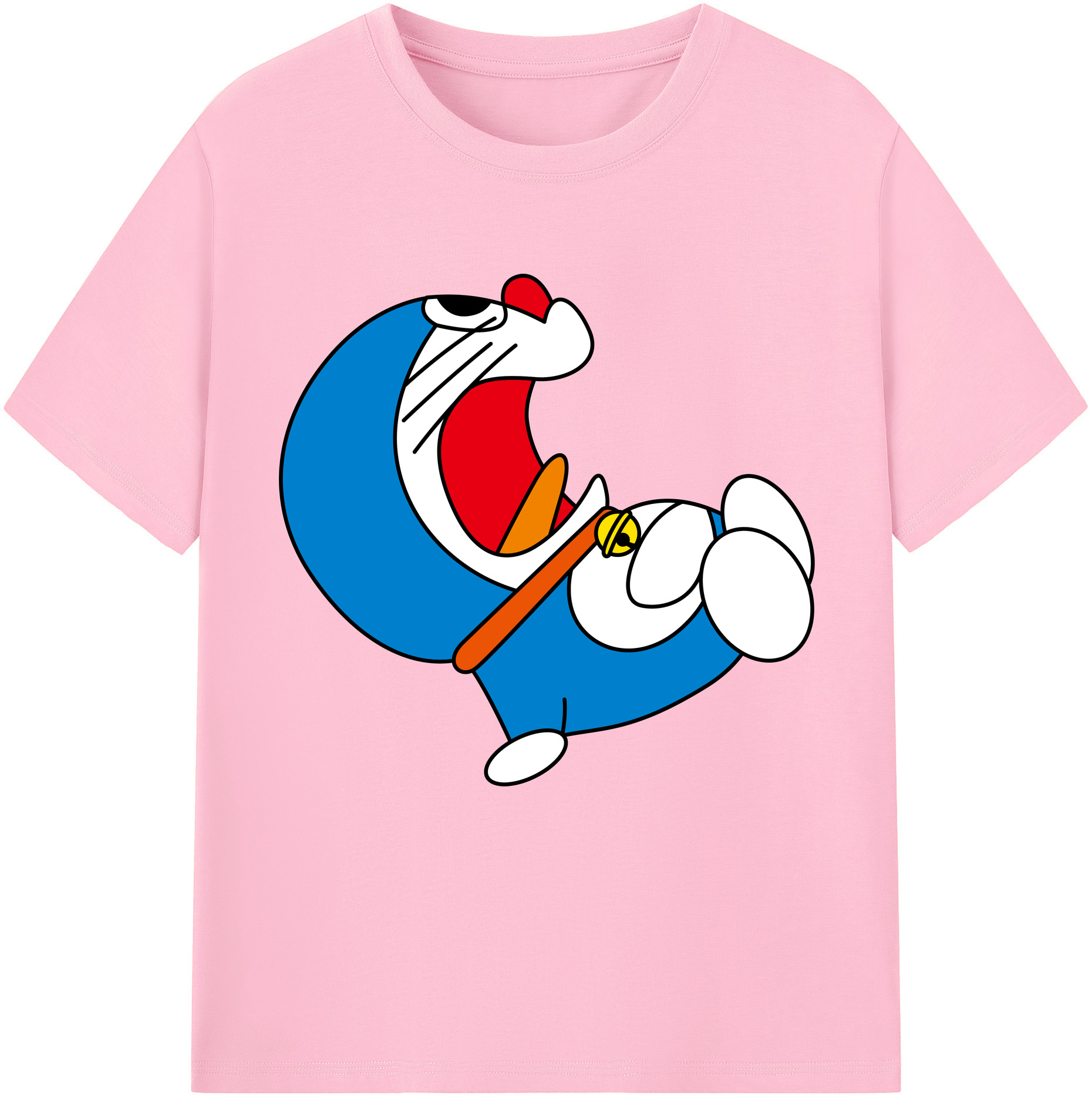 （画像用） ドラえもん Doraemon 綿100％半袖Tシャツ（フロントプリント）