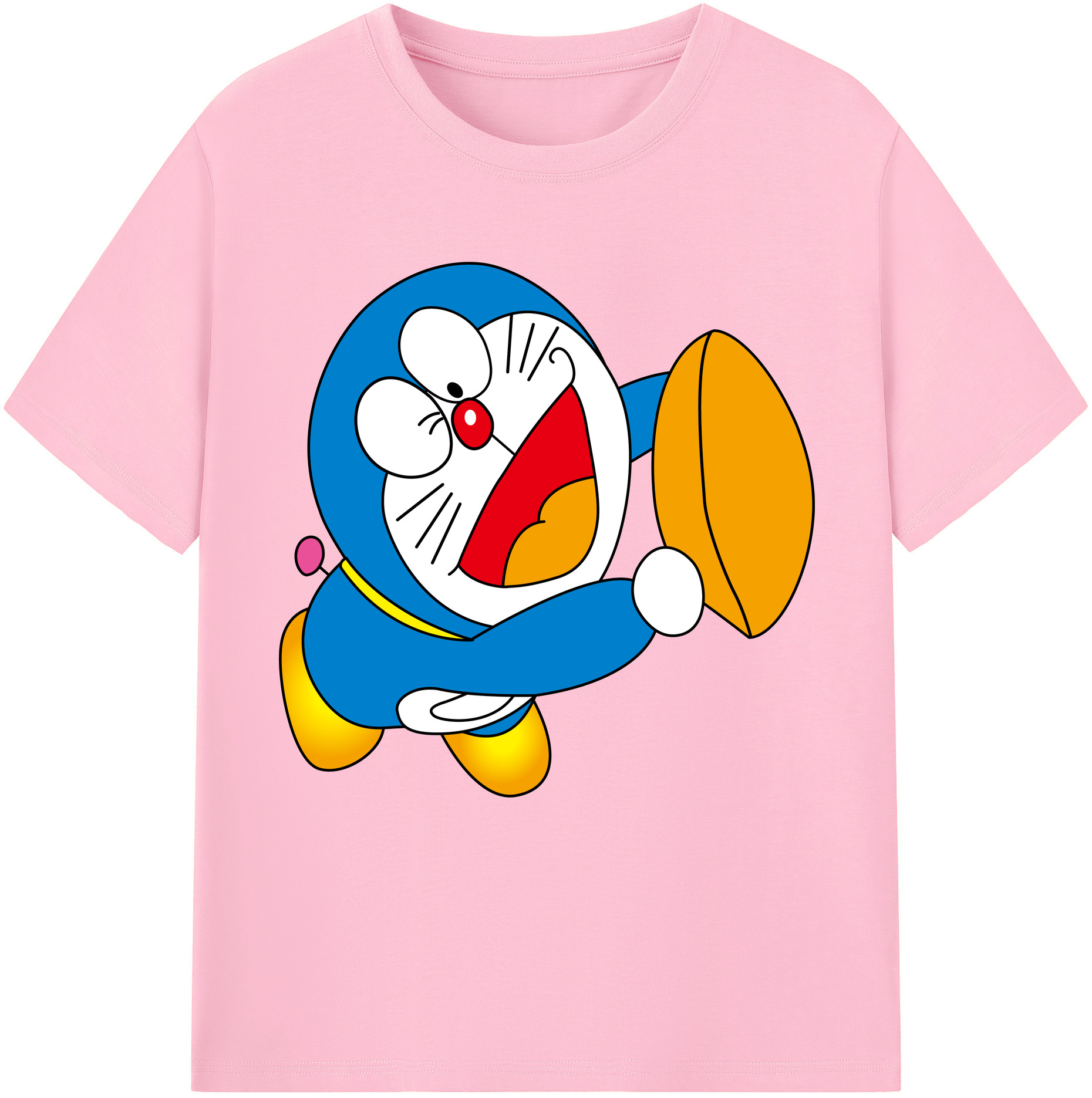 （画像用） ドラえもん Doraemon 綿100％半袖Tシャツ（フロントプリント）