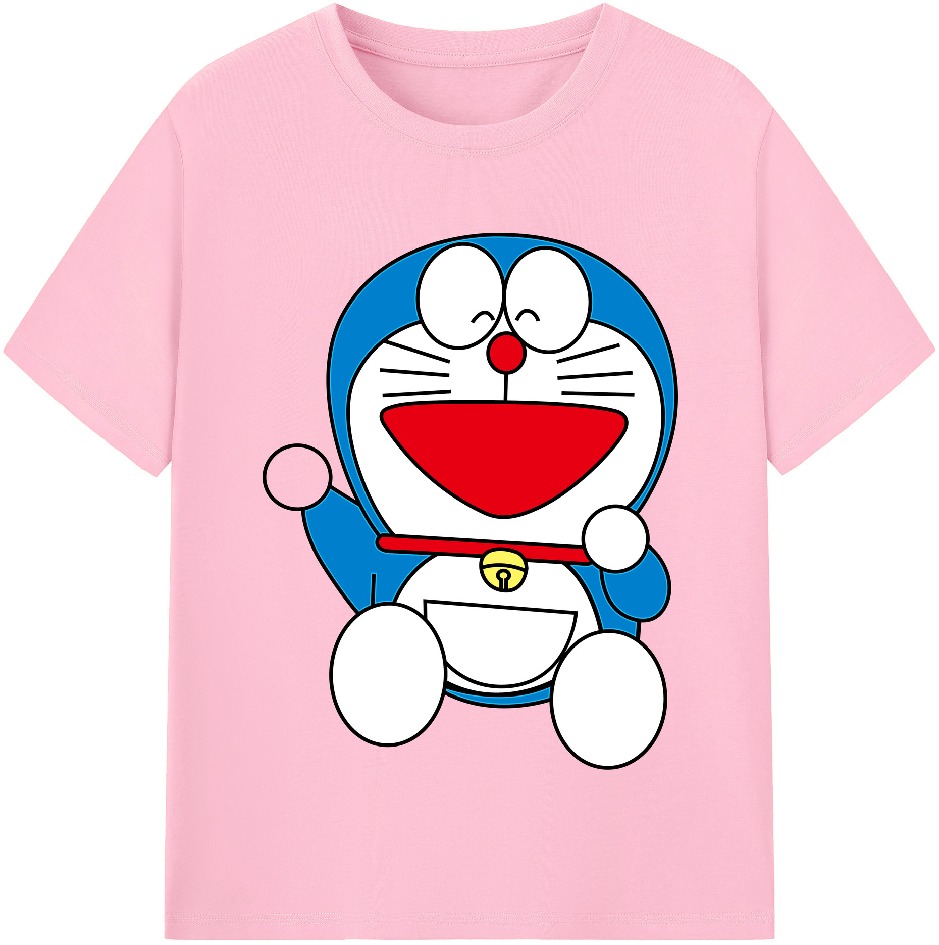 （画像用） ドラえもん Doraemon 綿100％半袖Tシャツ（フロントプリント）