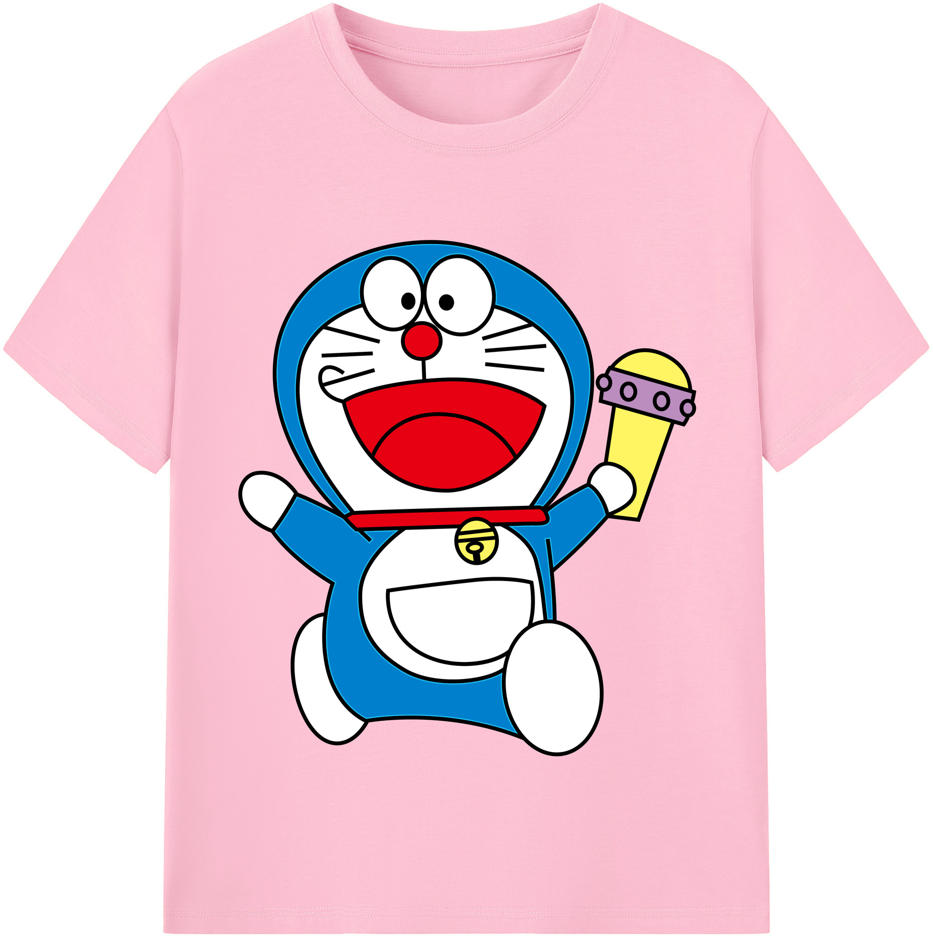 （画像用） ドラえもん Doraemon 綿100％半袖Tシャツ（フロントプリント）