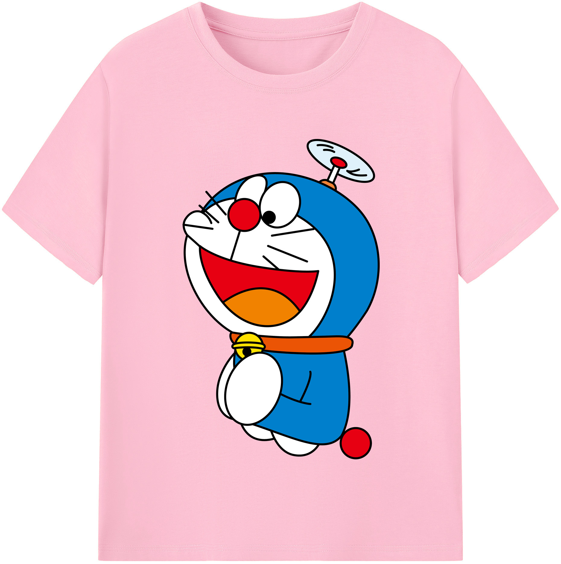 （画像用） ドラえもん Doraemon 綿100％半袖Tシャツ（フロントプリント）