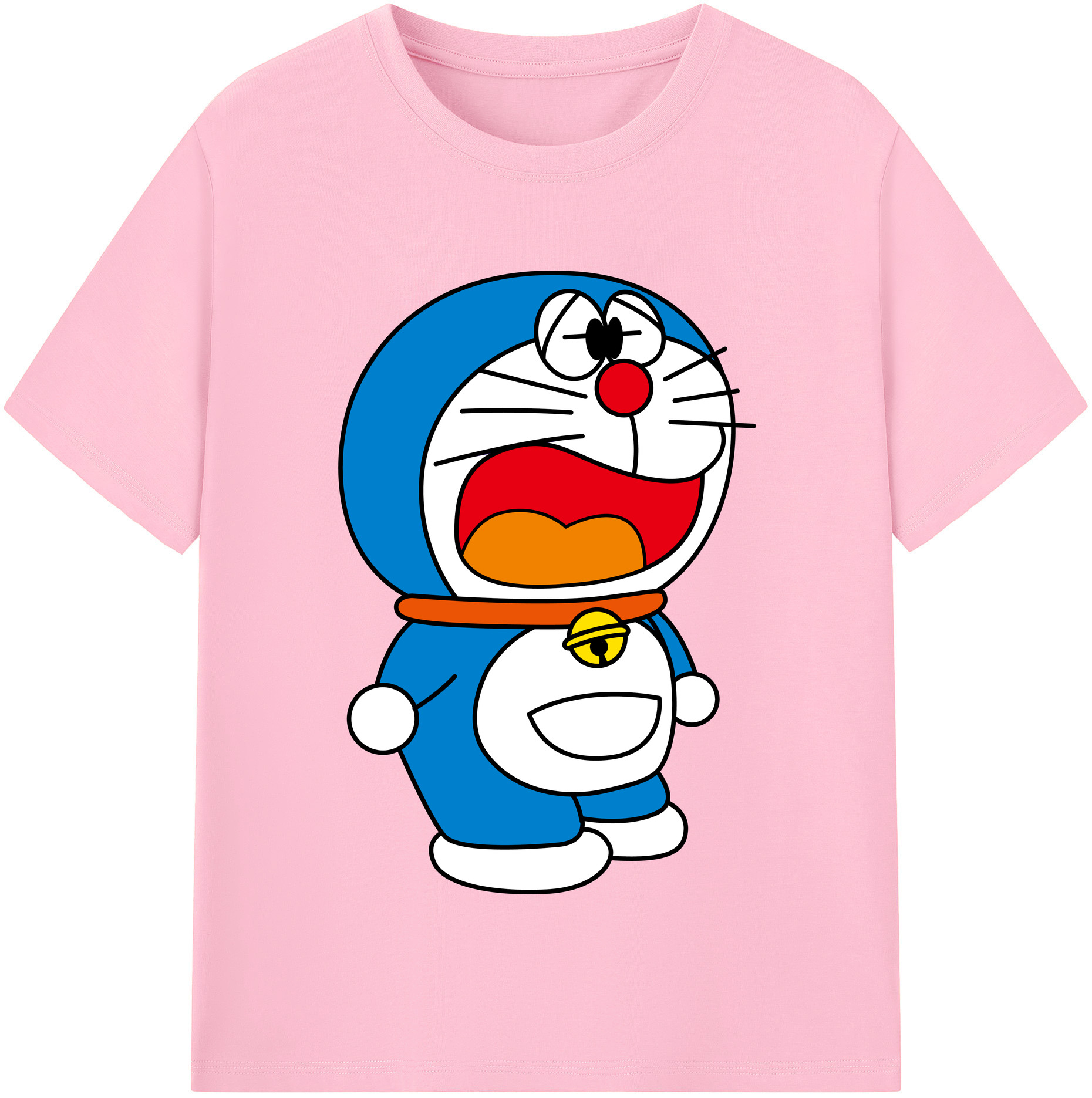 （画像用） ドラえもん Doraemon 綿100％半袖Tシャツ（フロントプリント）
