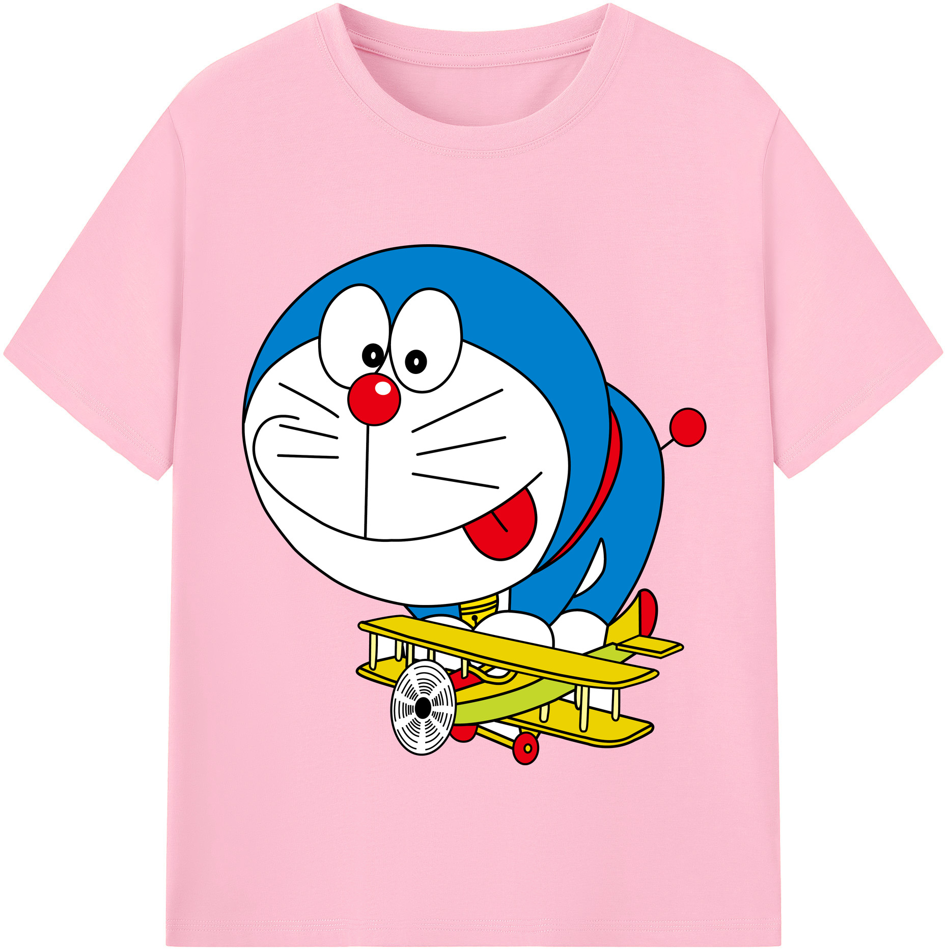 （画像用） ドラえもん Doraemon 綿100％半袖Tシャツ（フロントプリント）