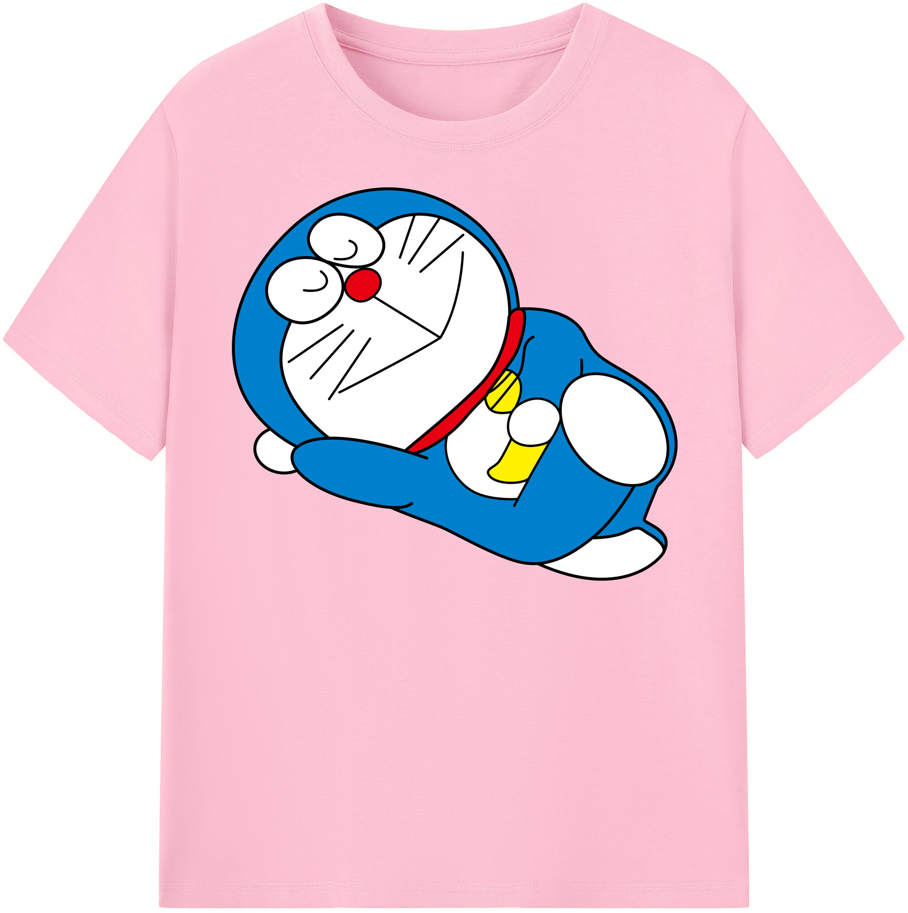 （画像用） ドラえもん Doraemon 綿100％半袖Tシャツ（フロントプリント）