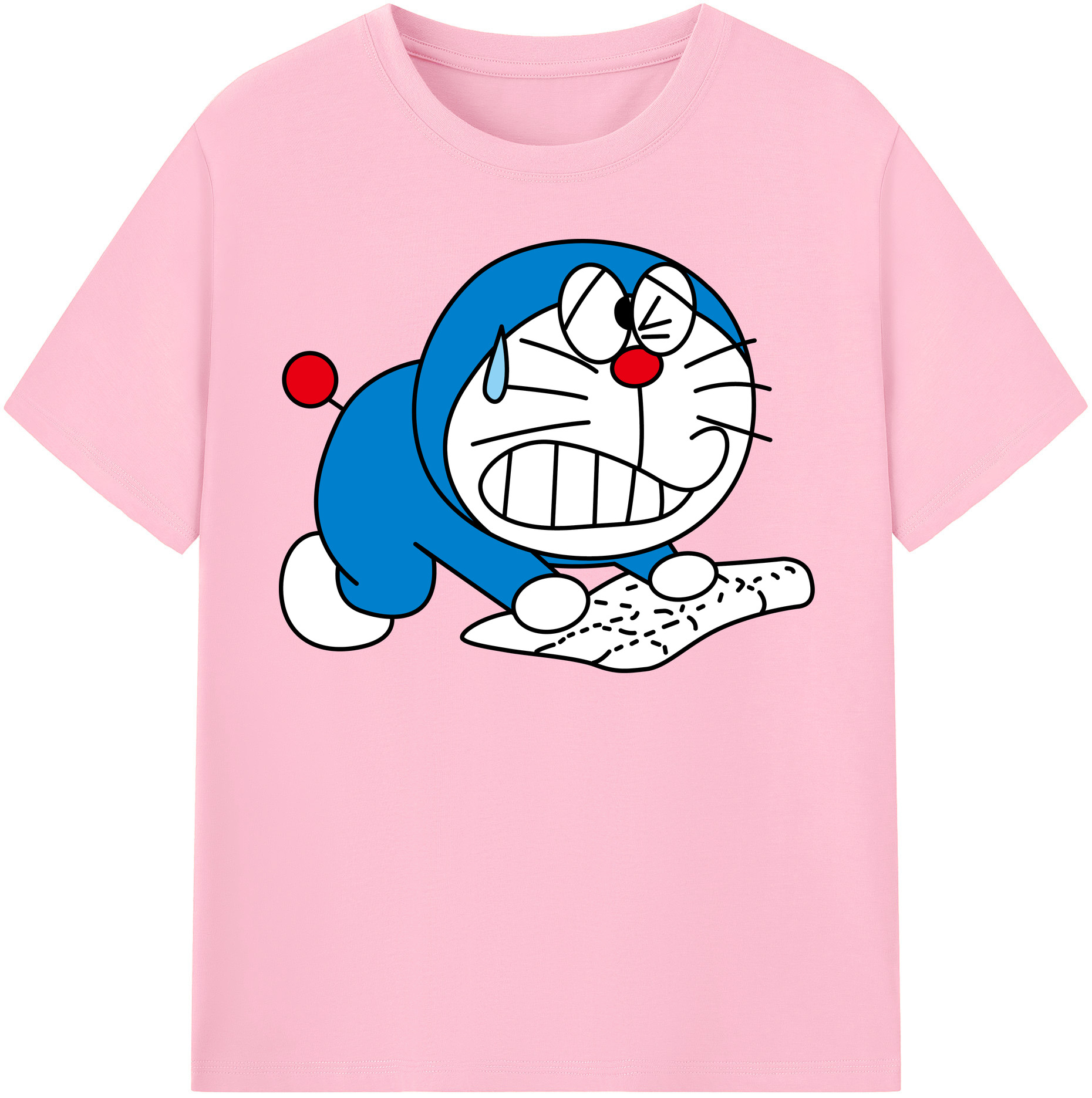 （画像用） ドラえもん Doraemon 綿100％半袖Tシャツ（フロントプリント）