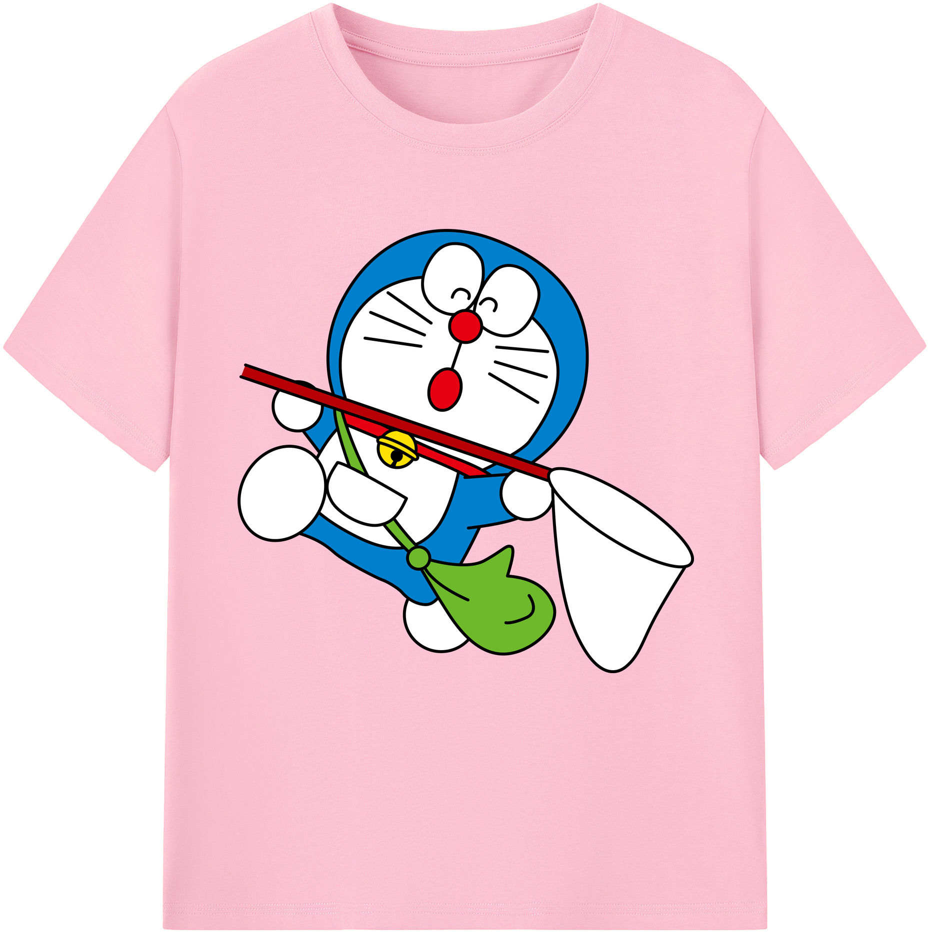 （画像用） ドラえもん Doraemon 綿100％半袖Tシャツ（フロントプリント）