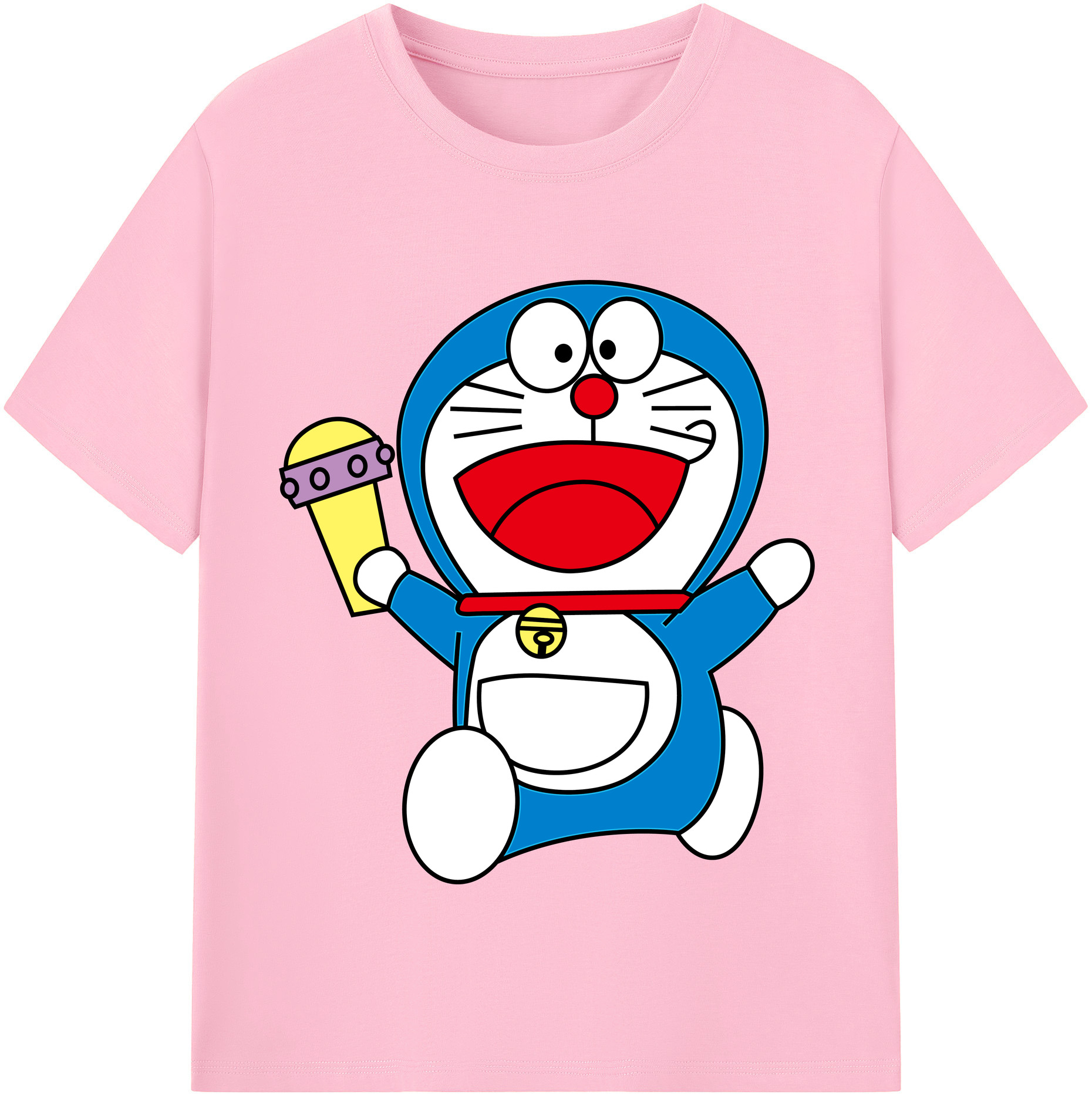 （画像用） ドラえもん Doraemon 綿100％半袖Tシャツ（フロントプリント）