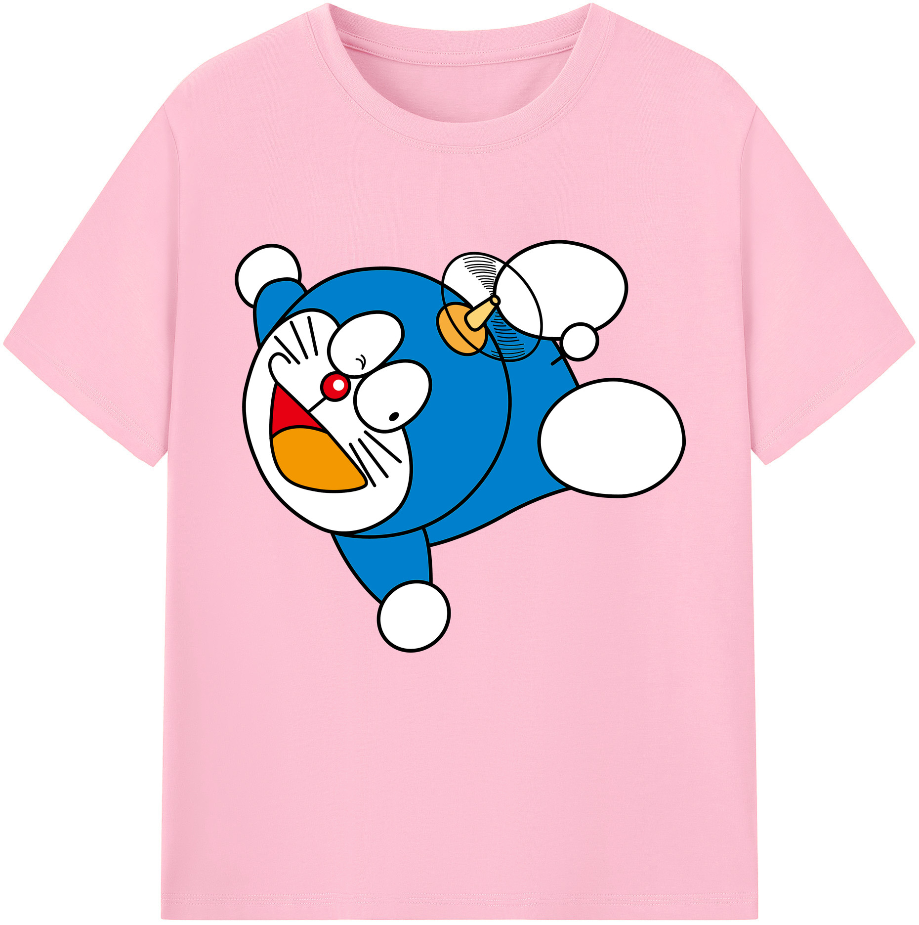 （画像用） ドラえもん Doraemon 綿100％半袖Tシャツ（フロントプリント）