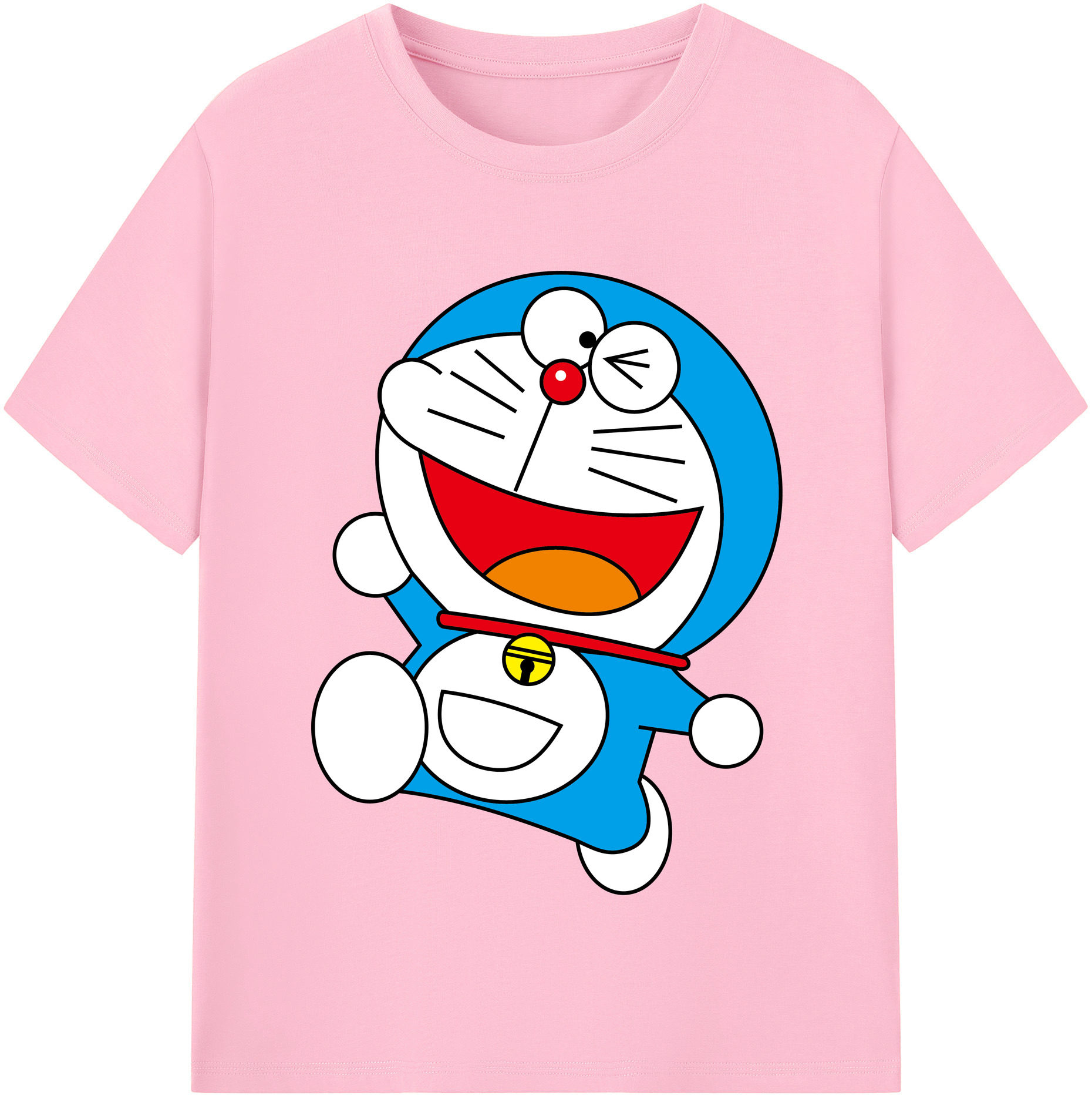 （画像用） ドラえもん Doraemon 綿100％半袖Tシャツ（フロントプリント）