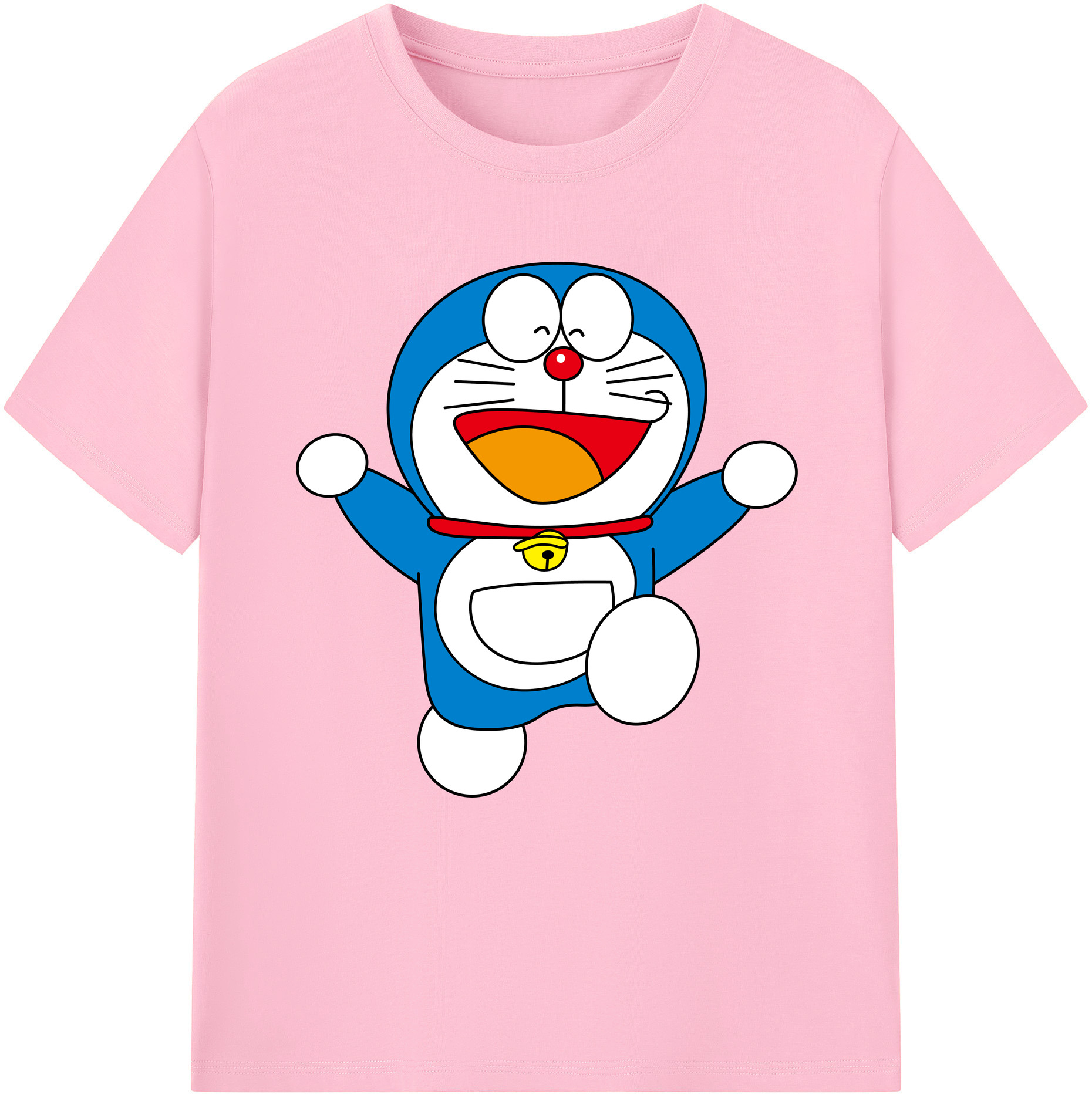 （画像用） ドラえもん Doraemon 綿100％半袖Tシャツ（フロントプリント）