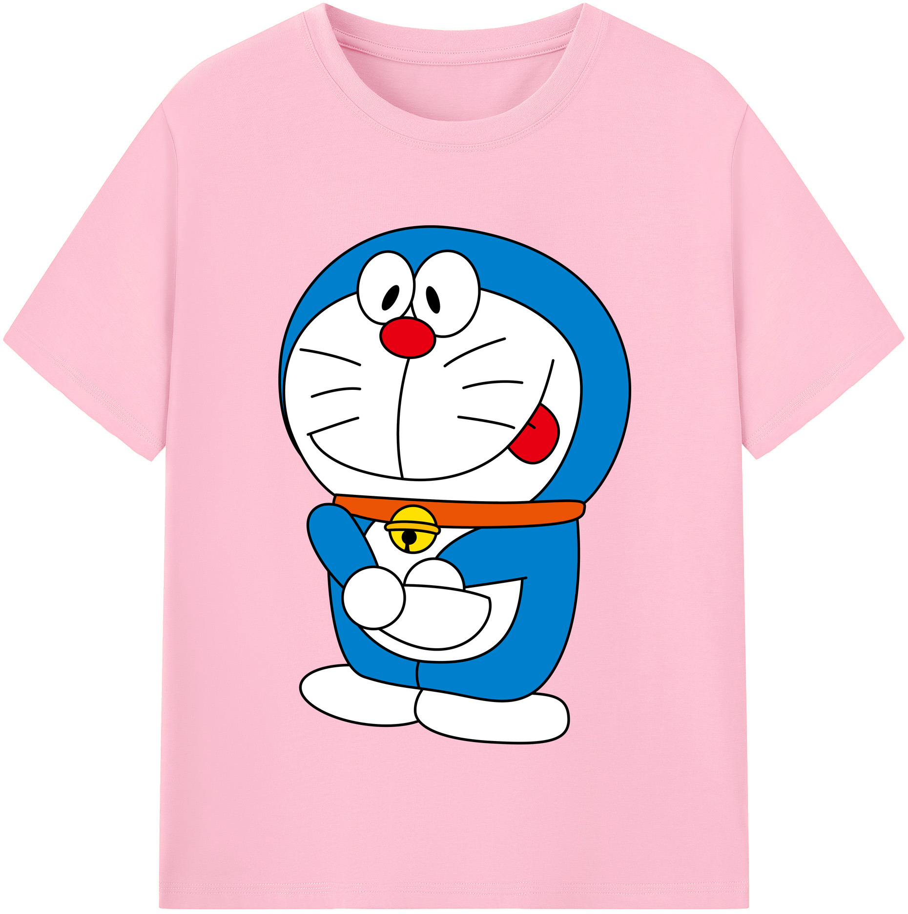 （画像用） ドラえもん Doraemon 綿100％半袖Tシャツ（フロントプリント）