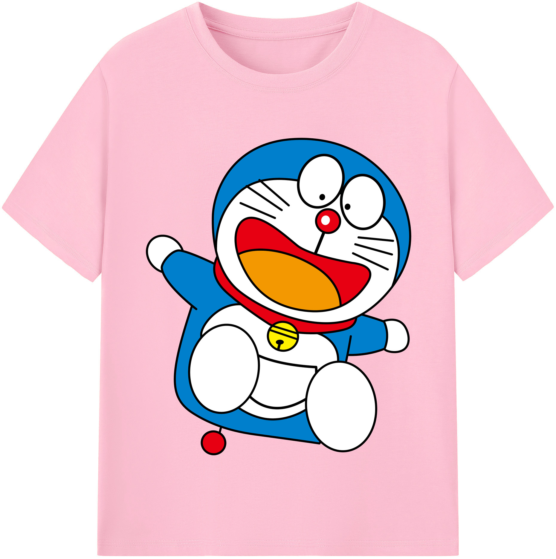 （画像用） ドラえもん Doraemon 綿100％半袖Tシャツ（フロントプリント）