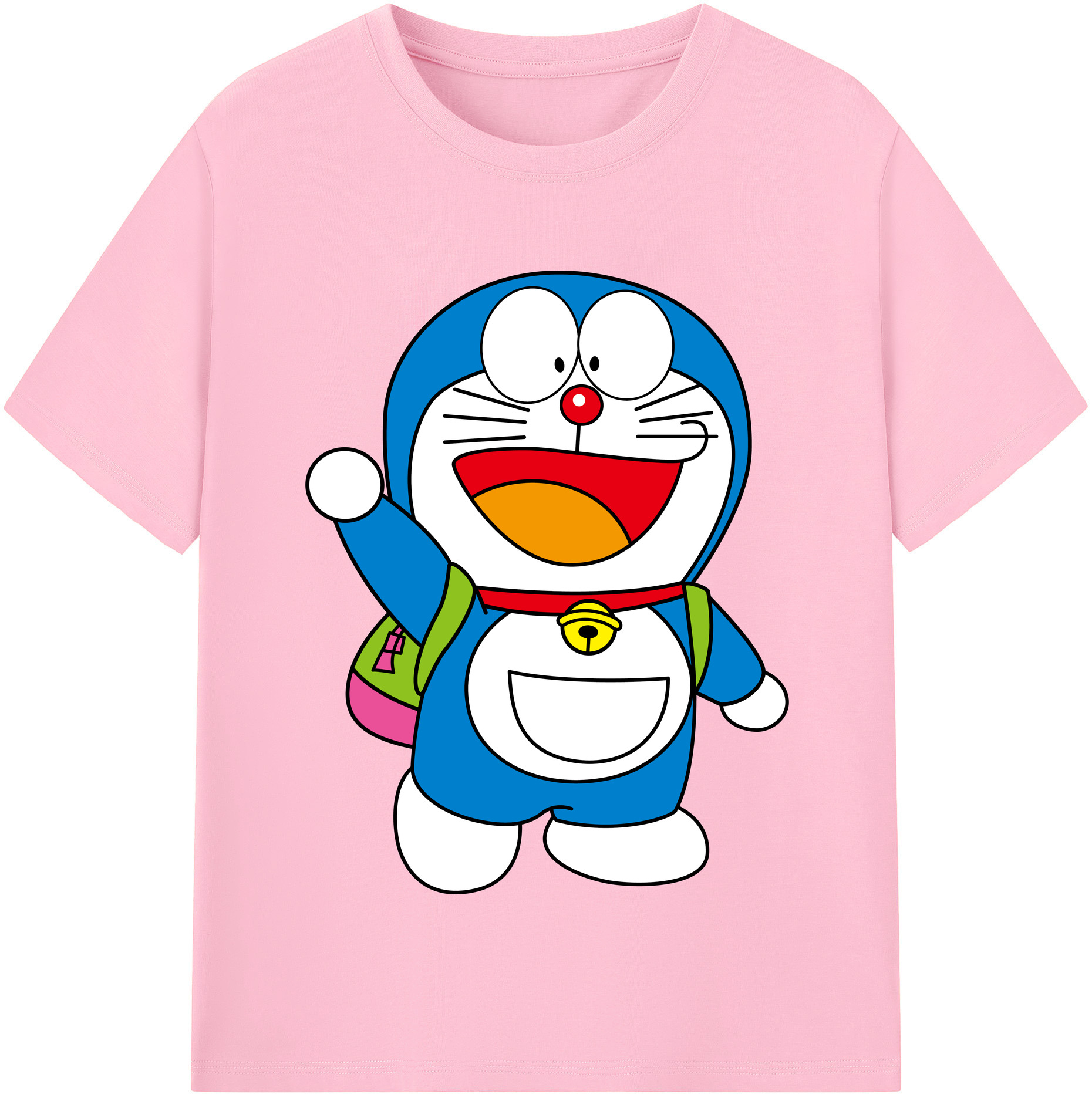 （画像用） ドラえもん Doraemon 綿100％半袖Tシャツ（フロントプリント）