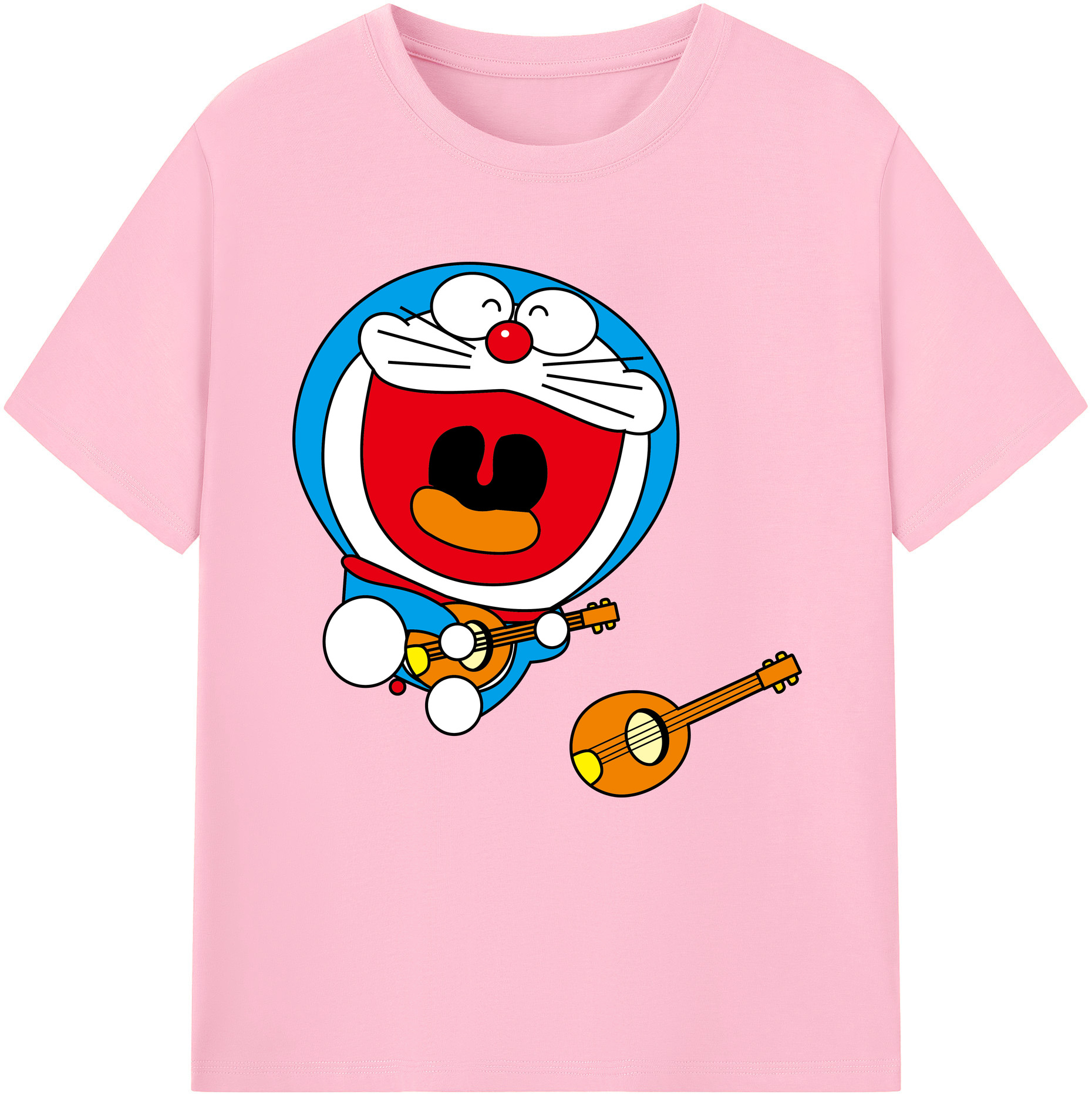 （画像用） ドラえもん Doraemon 綿100％半袖Tシャツ（フロントプリント）