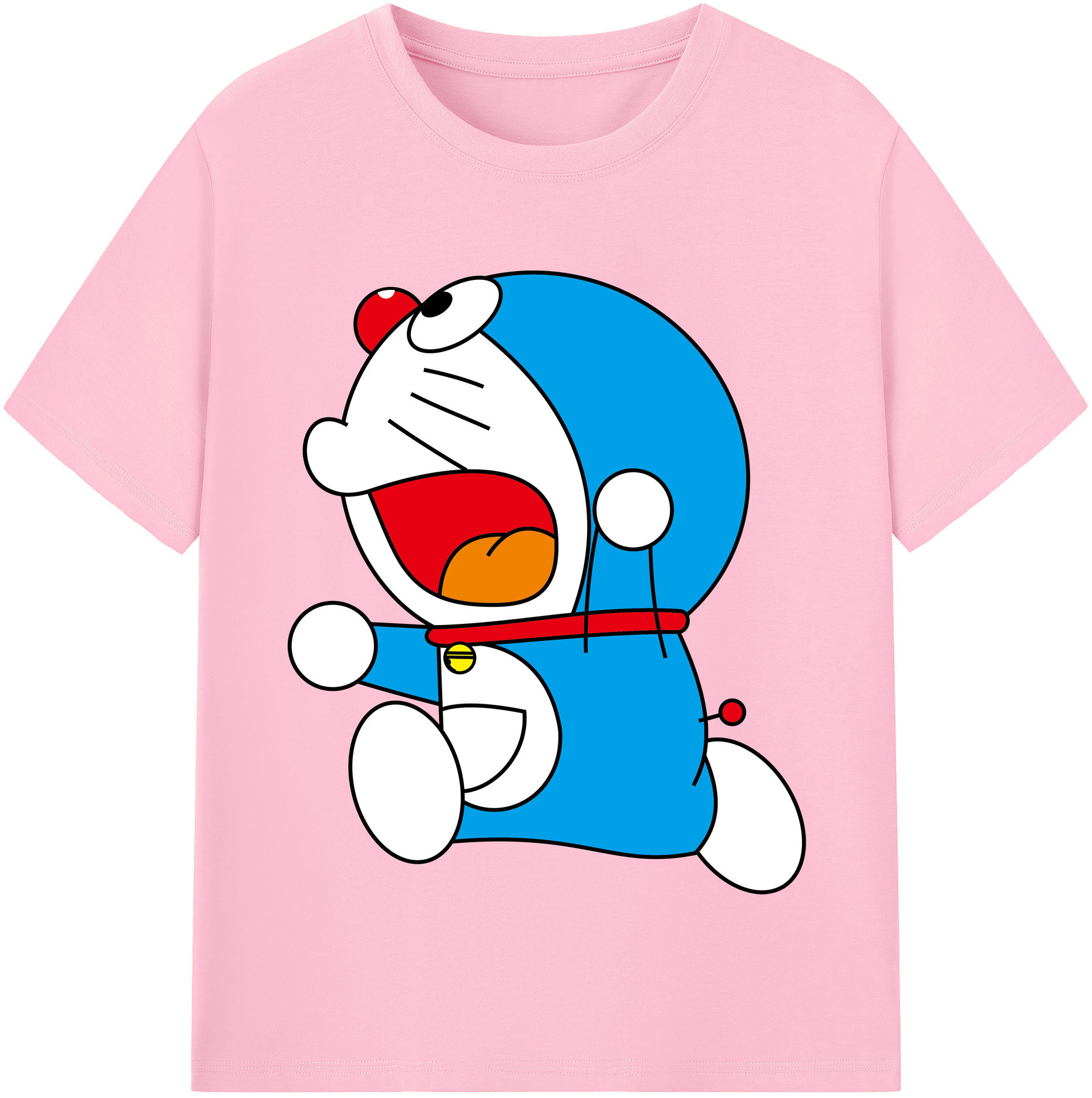 （画像用） ドラえもん Doraemon 綿100％半袖Tシャツ（フロントプリント）