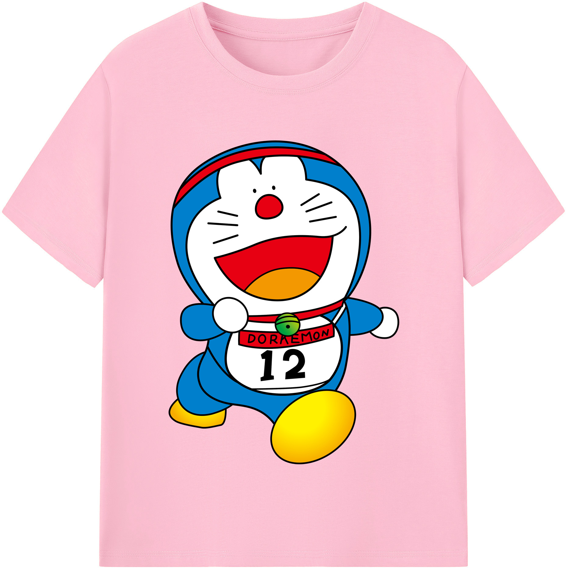 （画像用） ドラえもん Doraemon 綿100％半袖Tシャツ（フロントプリント）