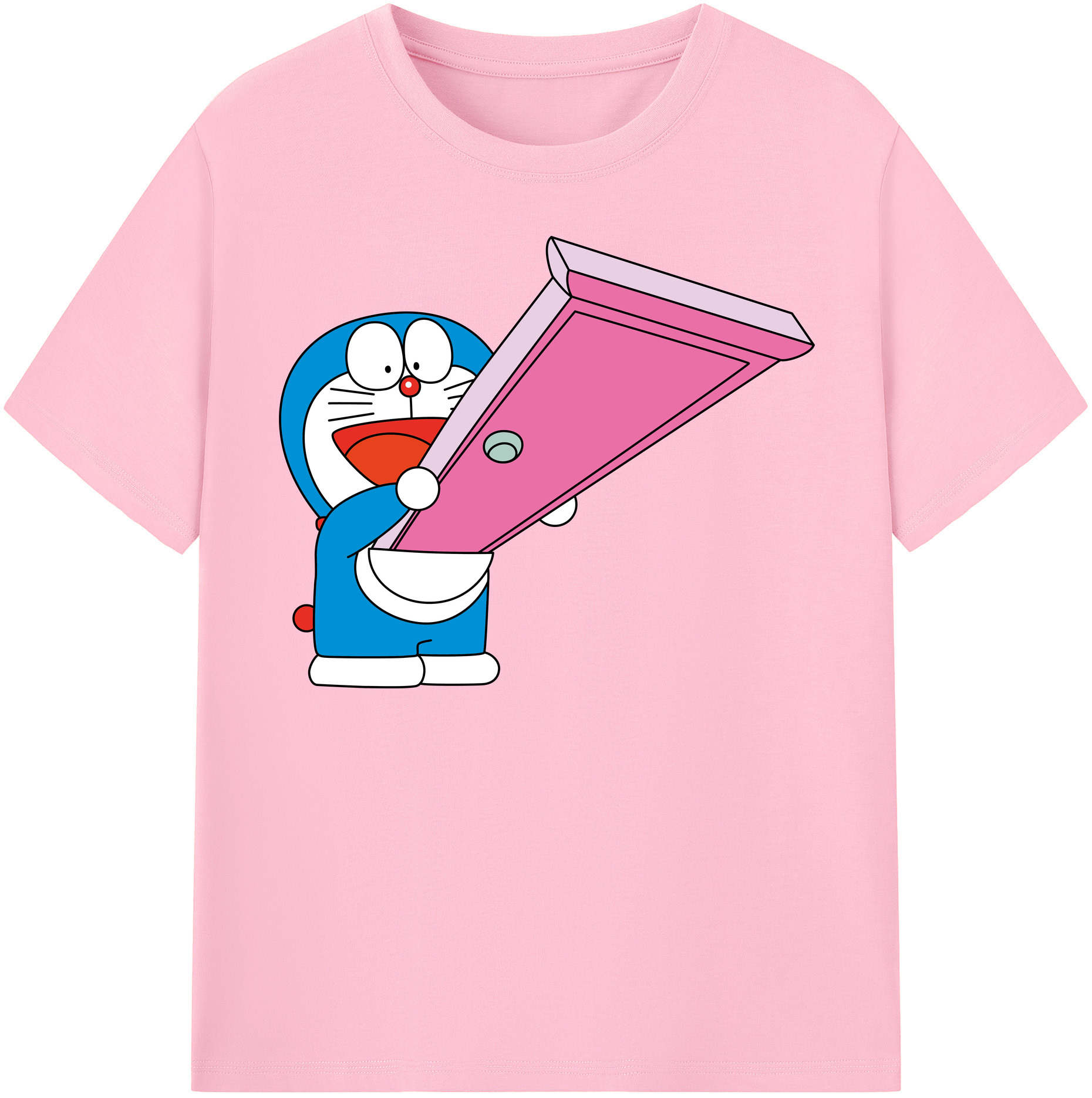 （画像用） ドラえもん Doraemon 綿100％半袖Tシャツ（フロントプリント）