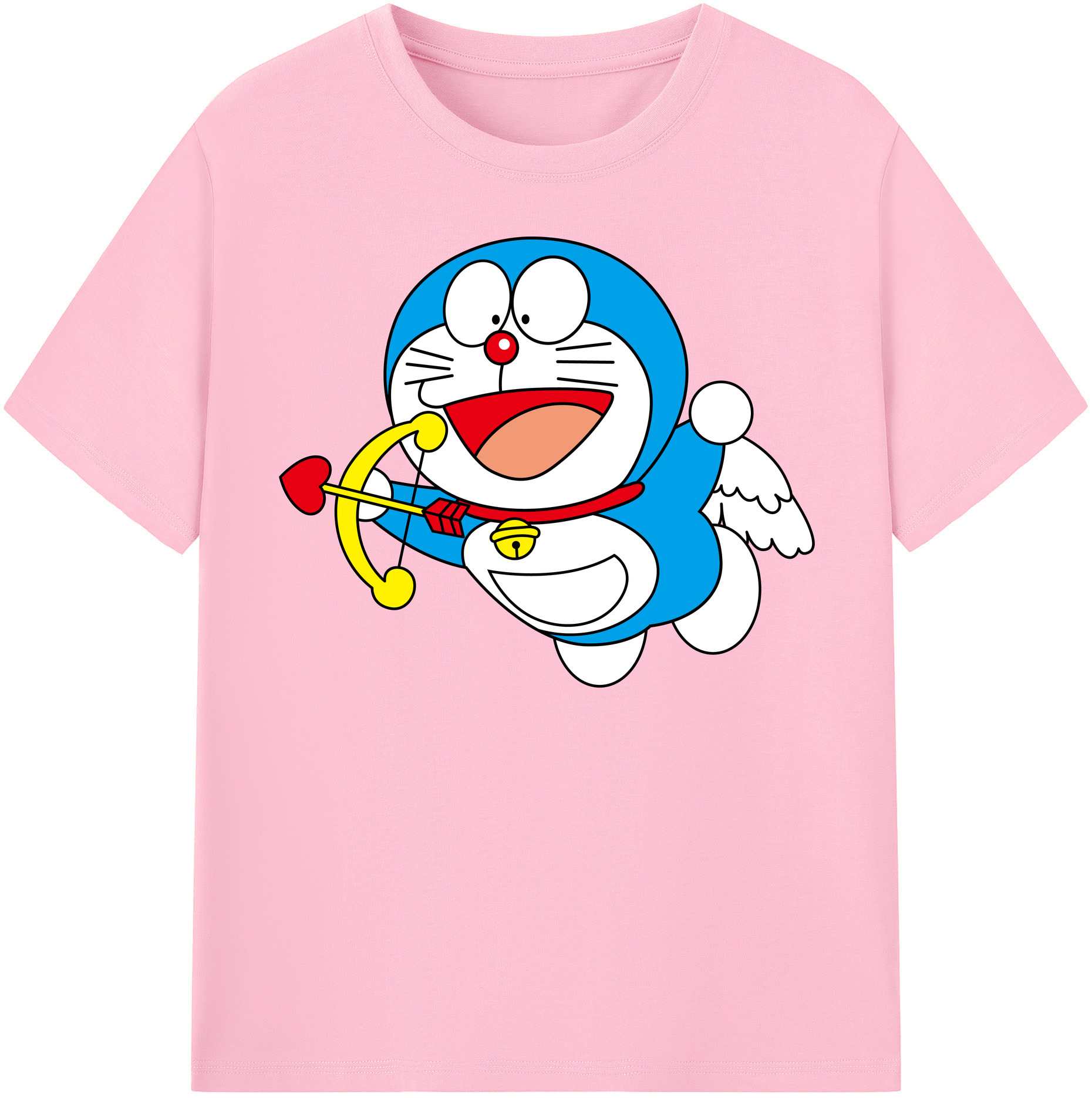 （画像用） ドラえもん Doraemon 綿100％半袖Tシャツ（フロントプリント）