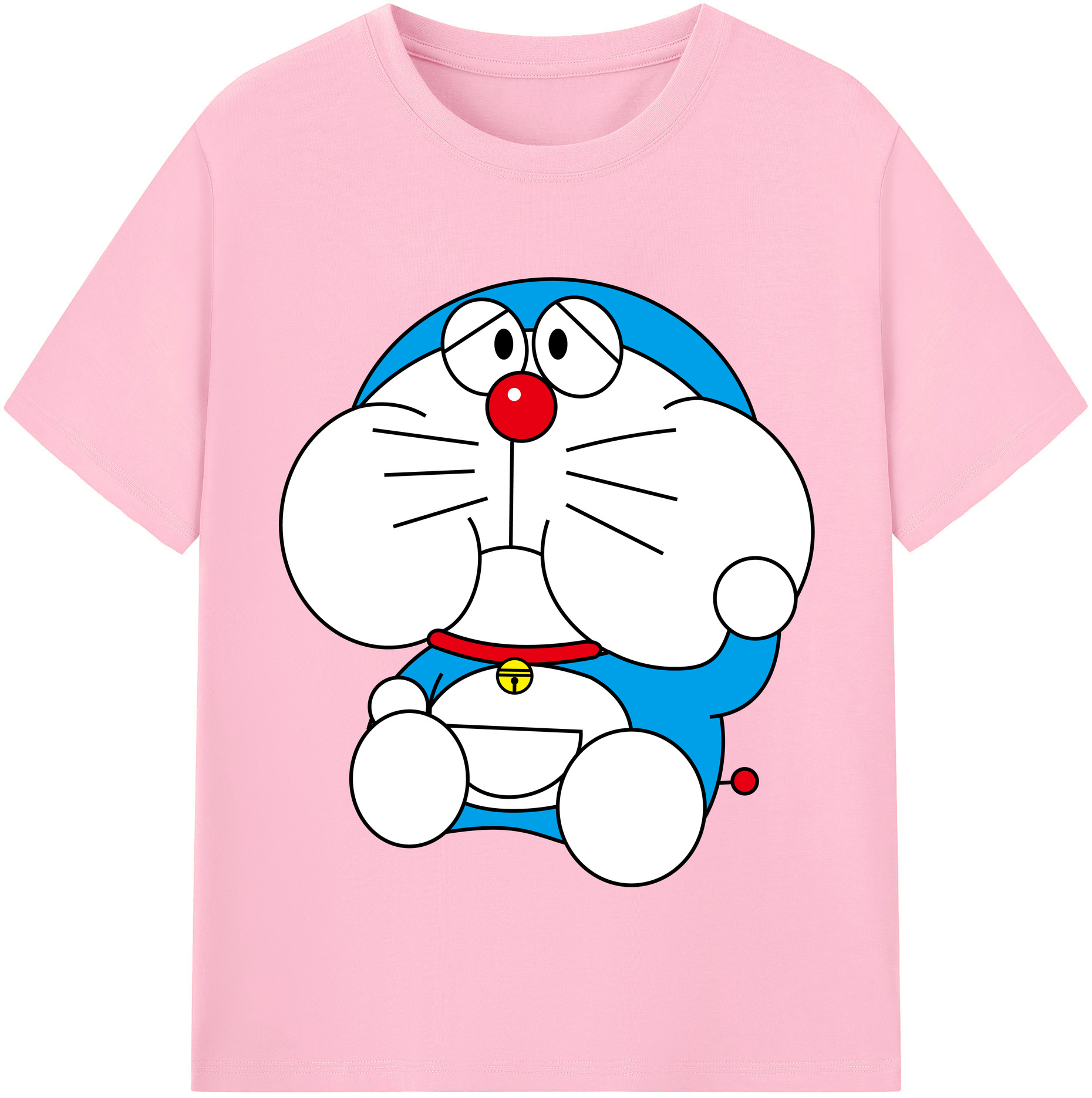 （画像用） ドラえもん Doraemon 綿100％半袖Tシャツ（フロントプリント）