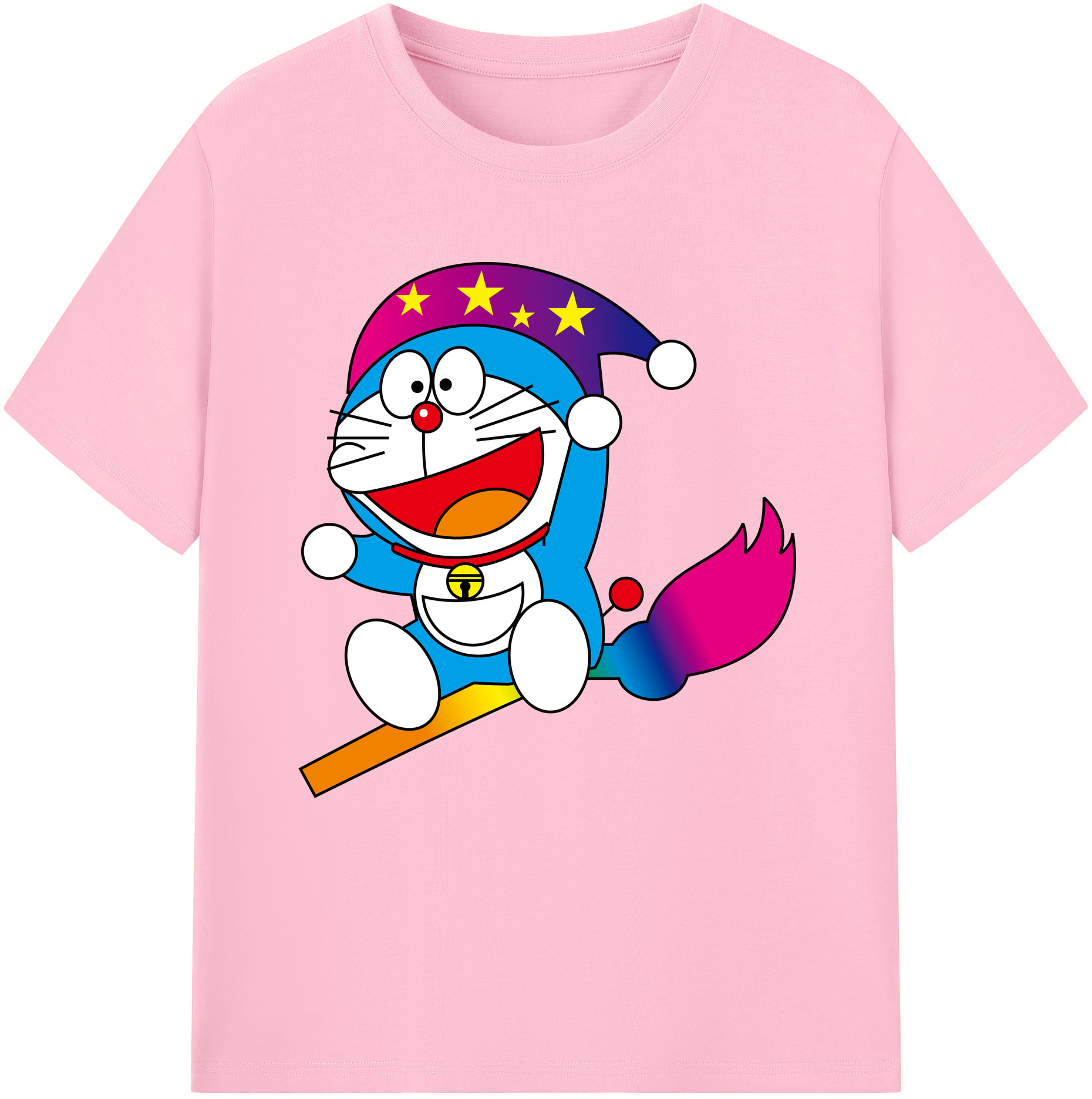 （画像用） ドラえもん Doraemon 綿100％半袖Tシャツ（フロントプリント）