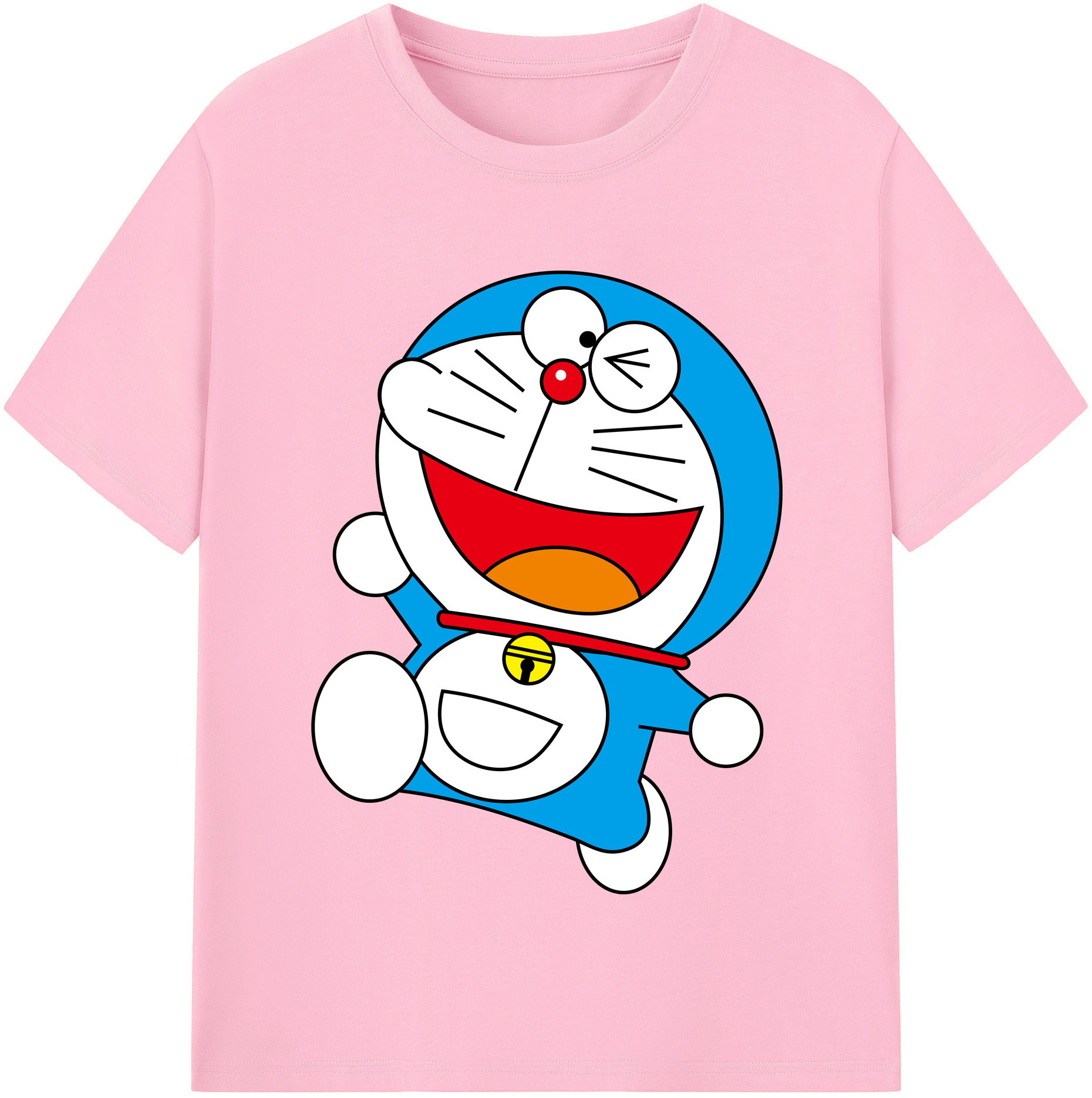 （画像用） ドラえもん Doraemon 綿100％半袖Tシャツ（フロントプリント）