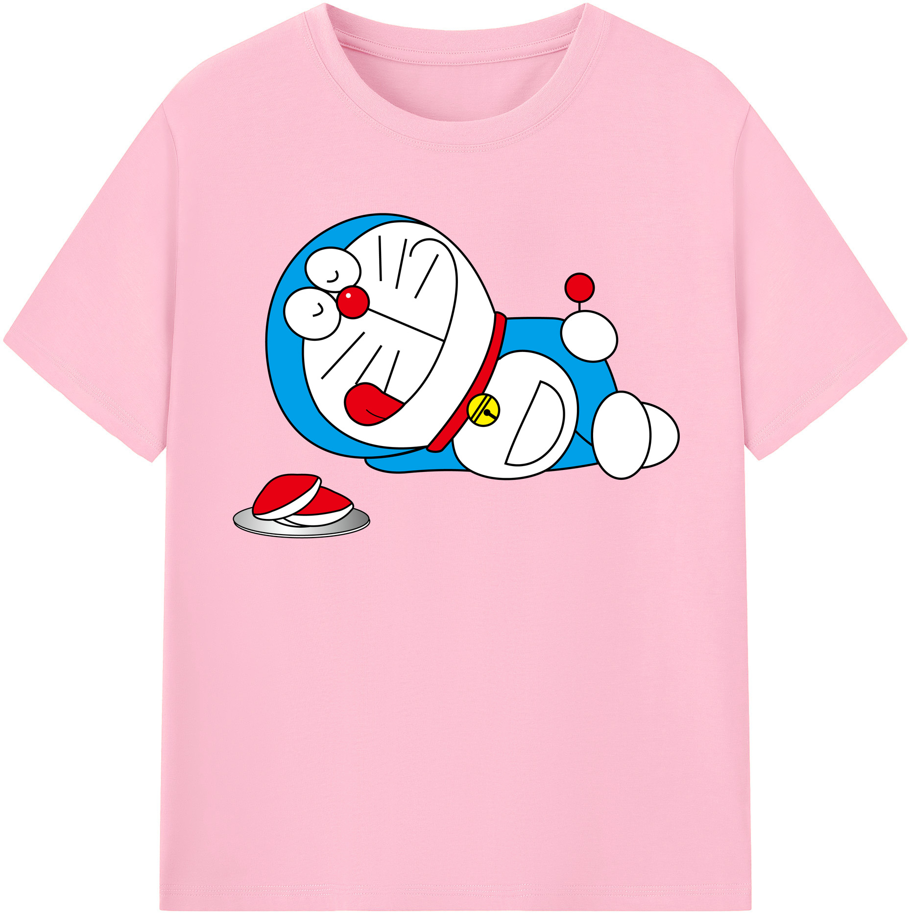 （画像用） ドラえもん Doraemon 綿100％半袖Tシャツ（フロントプリント）