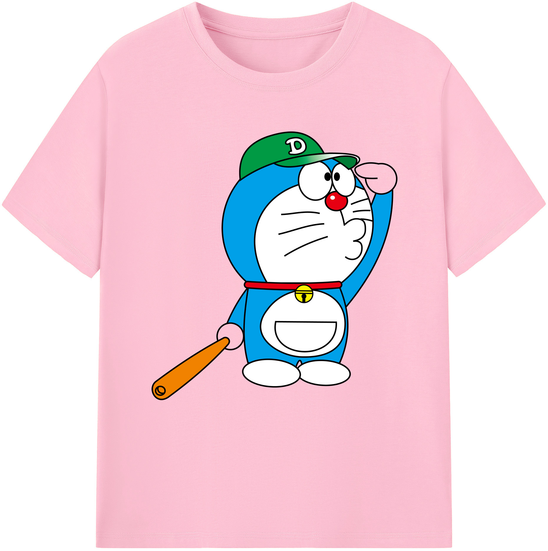 （画像用） ドラえもん Doraemon 綿100％半袖Tシャツ（フロントプリント）