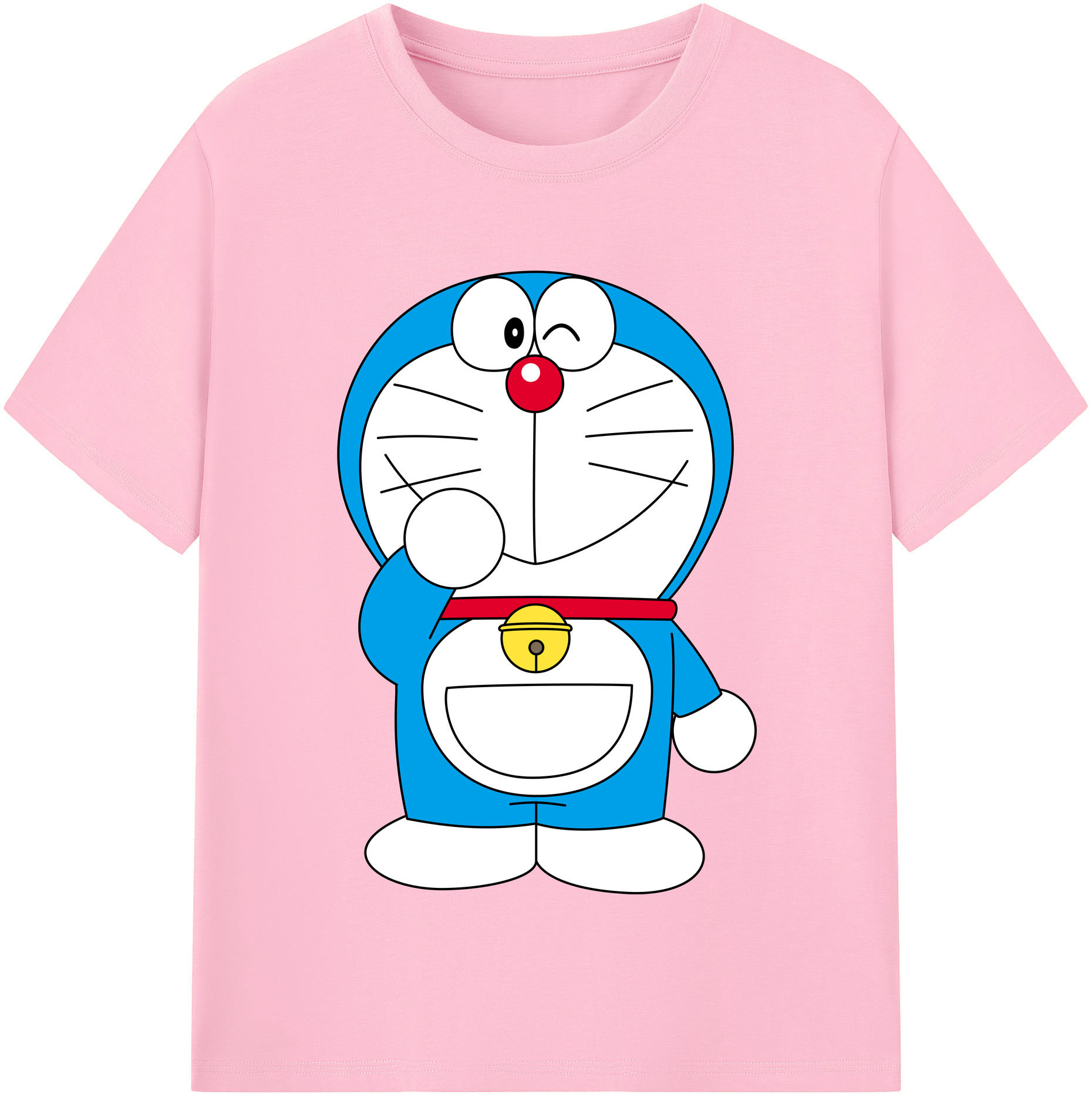 （画像用） ドラえもん Doraemon 綿100％半袖Tシャツ（フロントプリント）